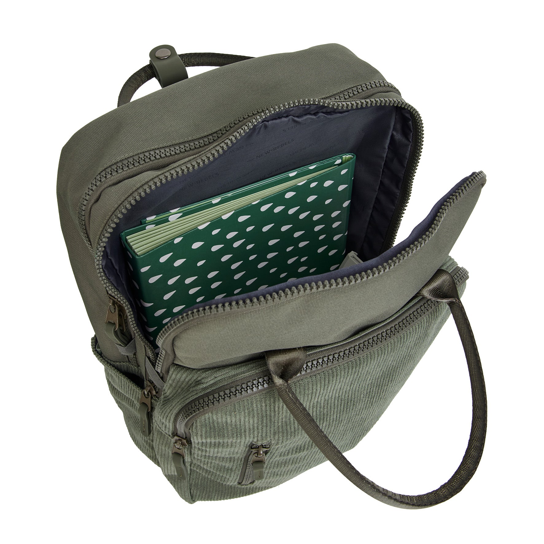 Ribbi - Laptoprucksack 'Milwaukee' Sage Green 18L