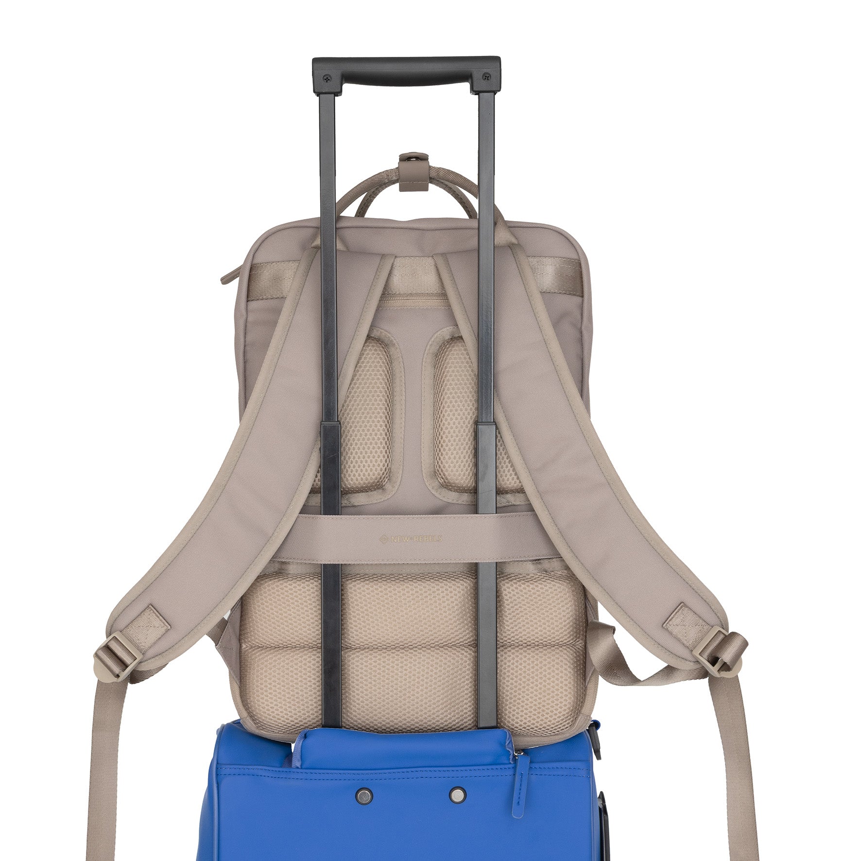 Ribbi – Laptoprucksack 'Milwaukee' Taupe 18L