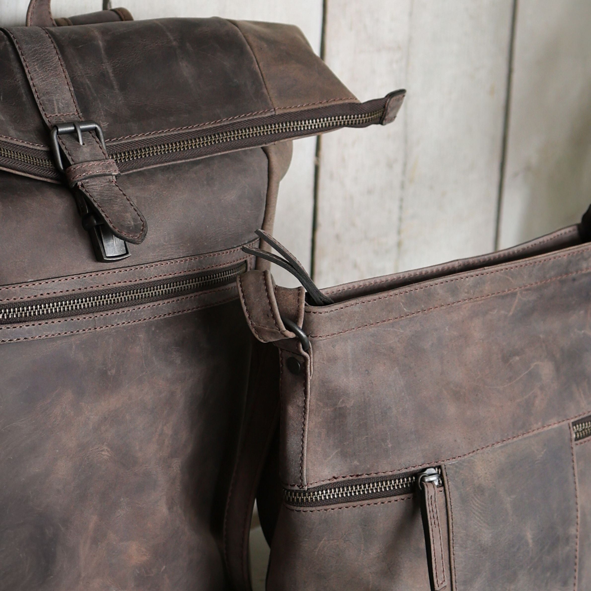 Rolltop Rucksack 14" 'Rick' Braun