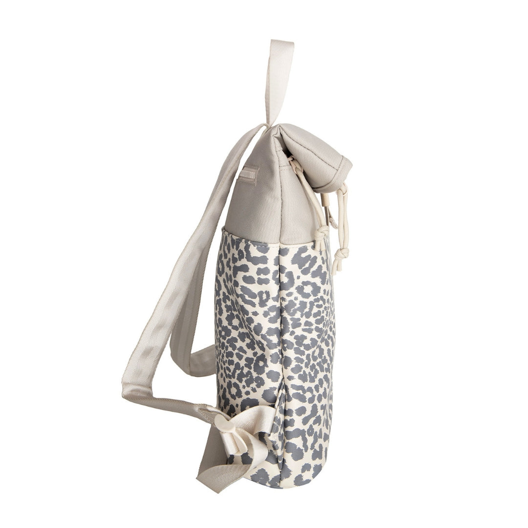 Urban Leopard - Mini Wasserabweisender Rolltop-Rucksack 'Los Angeles' 7L Beige