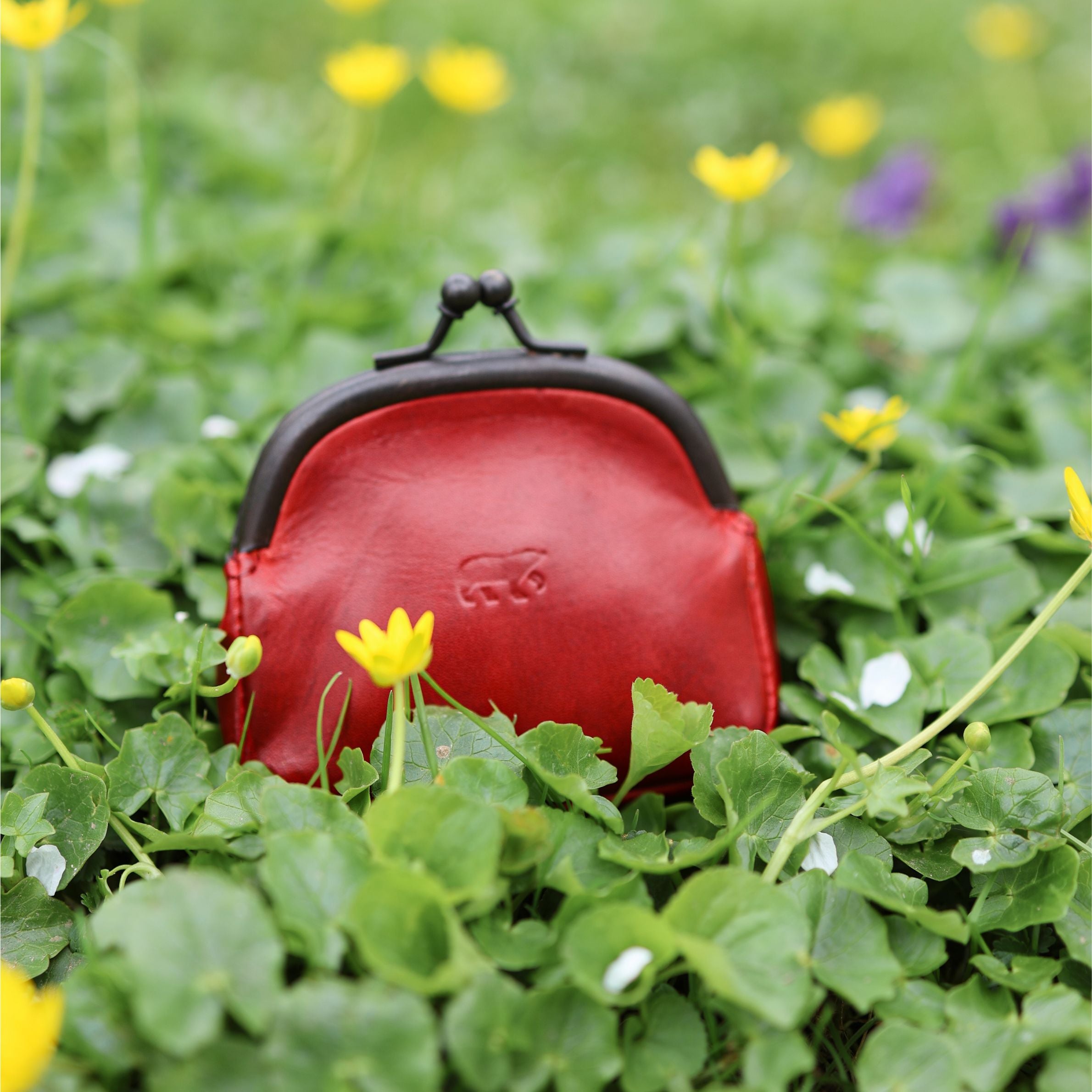 Bügelgeldbörse 'Lily' Rot