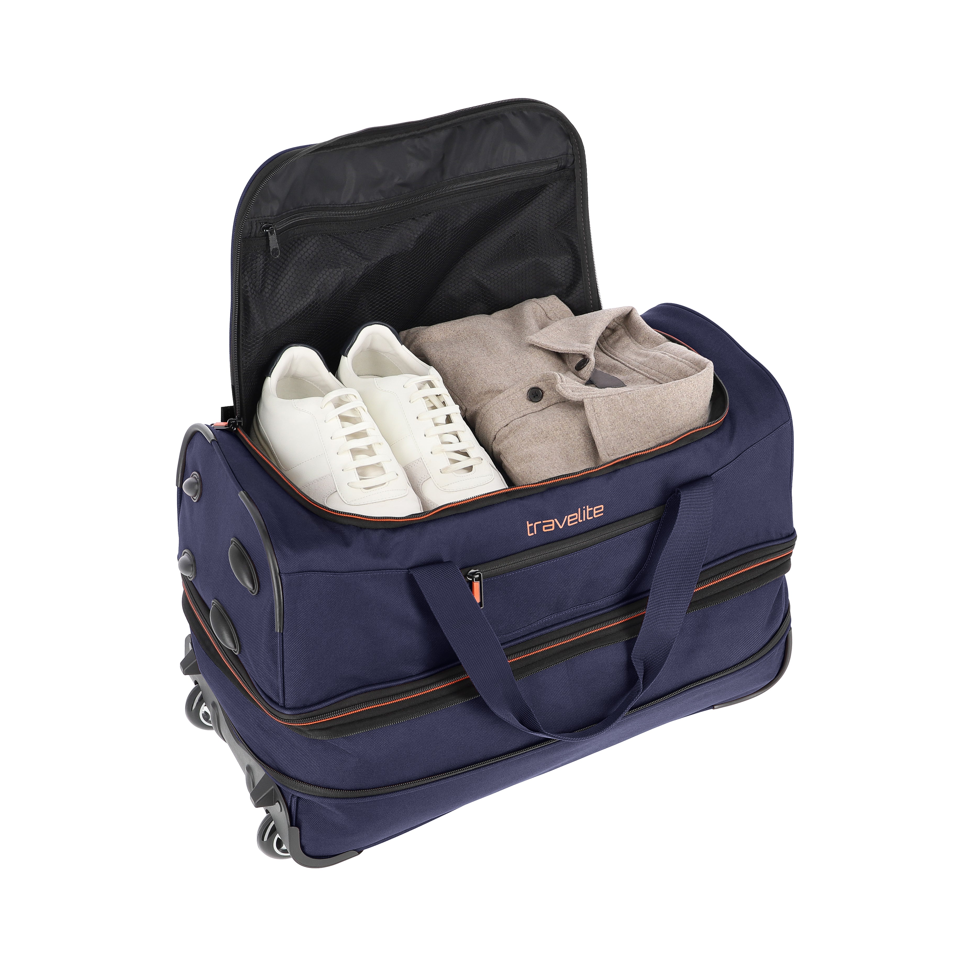 Basics - Rollenreisetasche erweiterbar - Navy