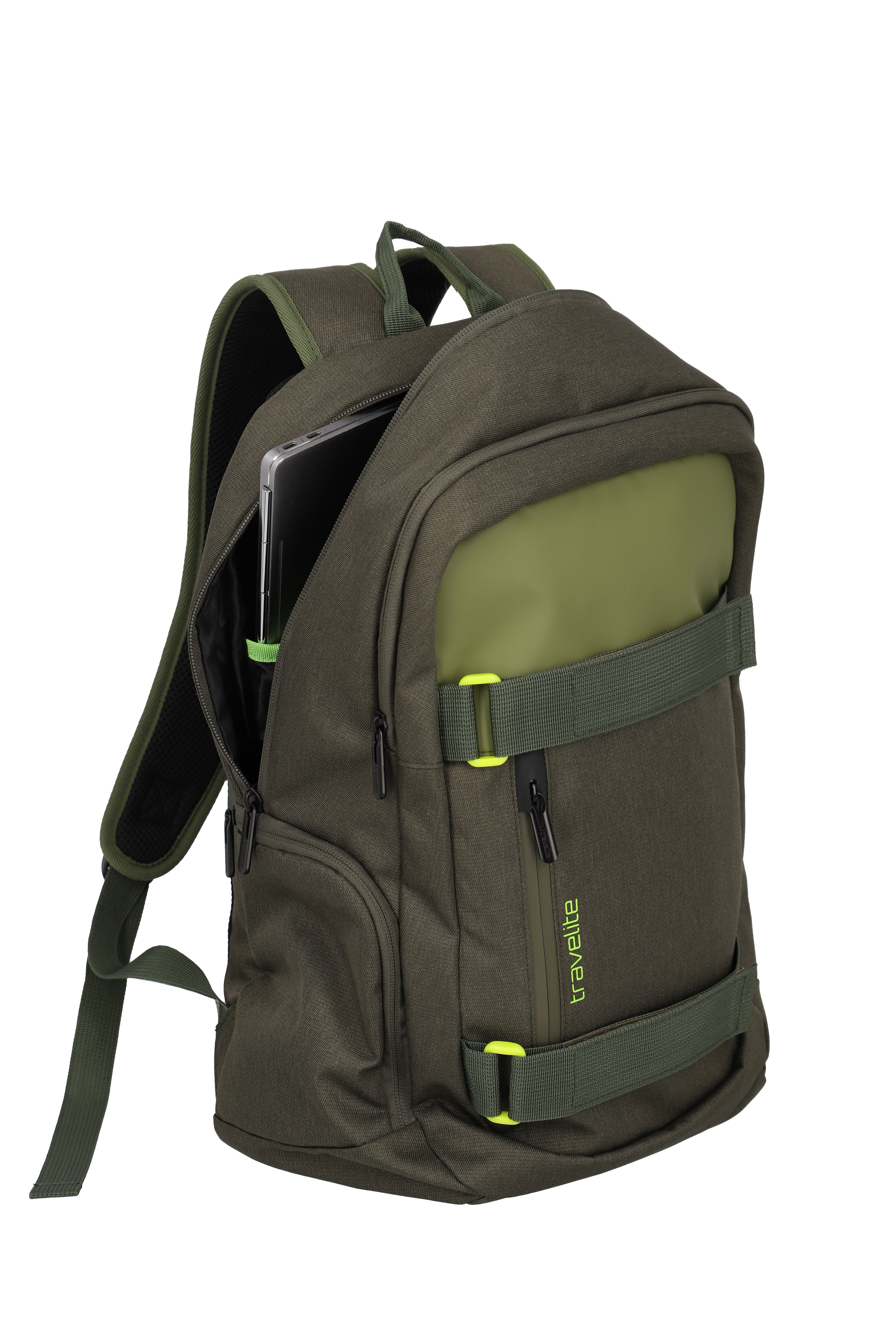 Pathway Strap Rucksack olive green