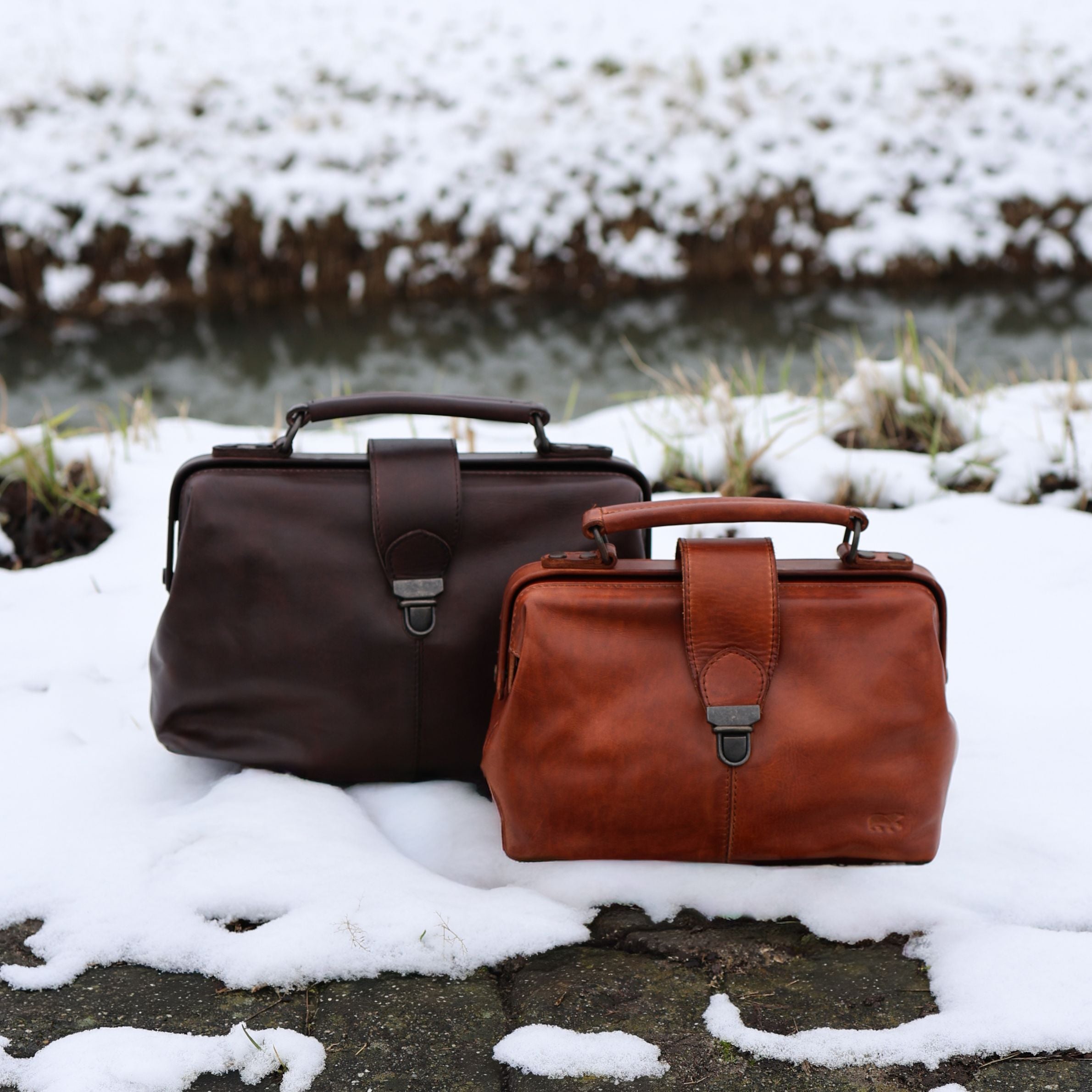 Mini-Arzttasche 'Julia' M Cognac