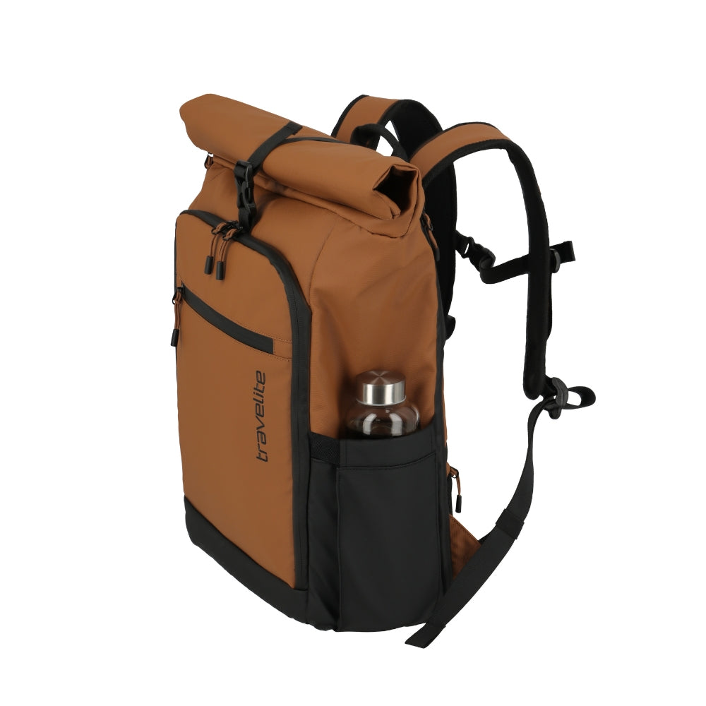 Briize - Wasserabweisender Rollup Rucksack M 15.6” curry