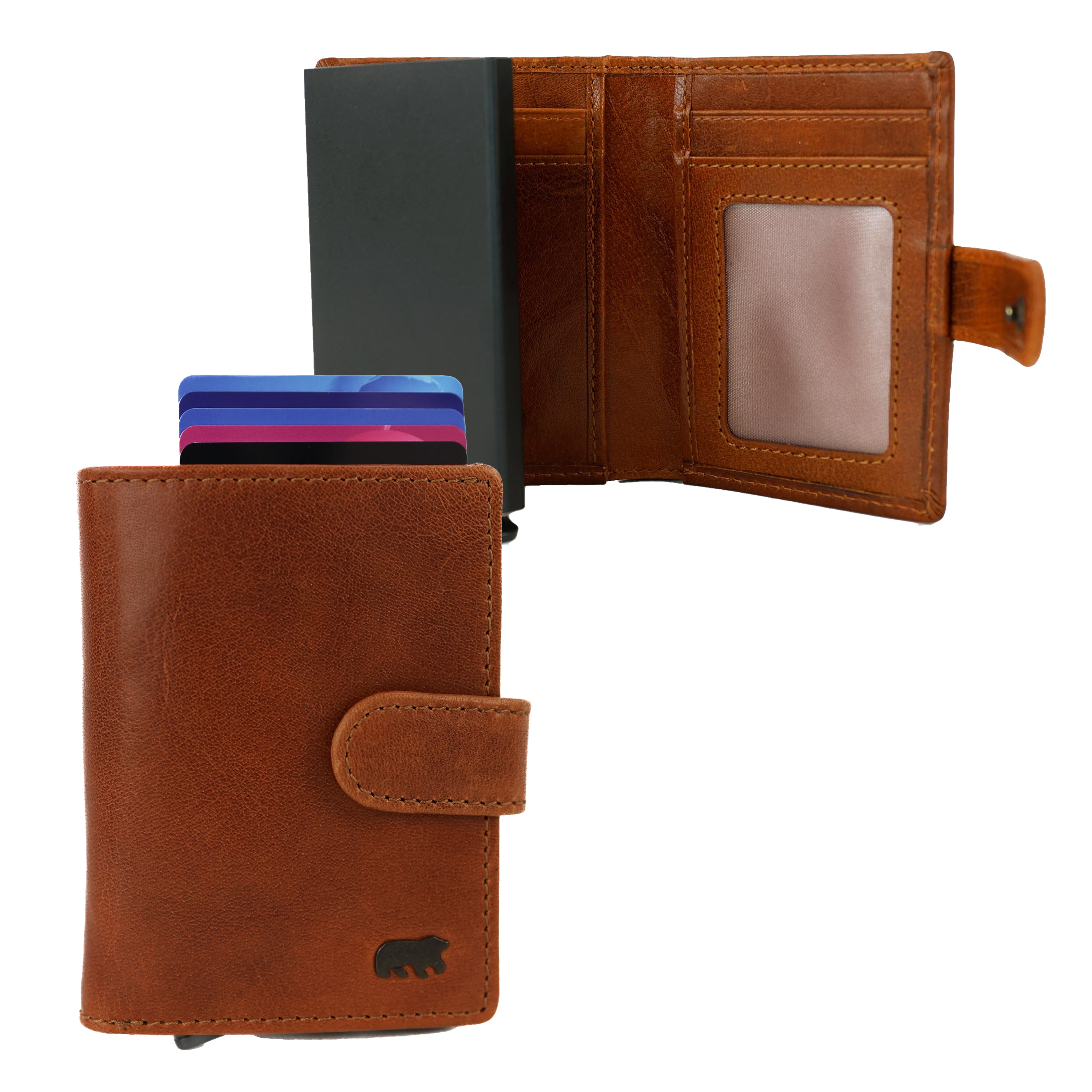 RFID-Kartenhalter 'Bobby' Andorra Cognac