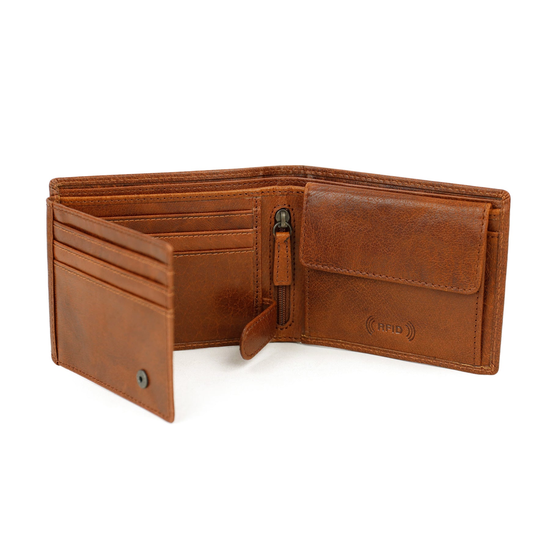 Brieftaschen 'Niels' Andorra cognac