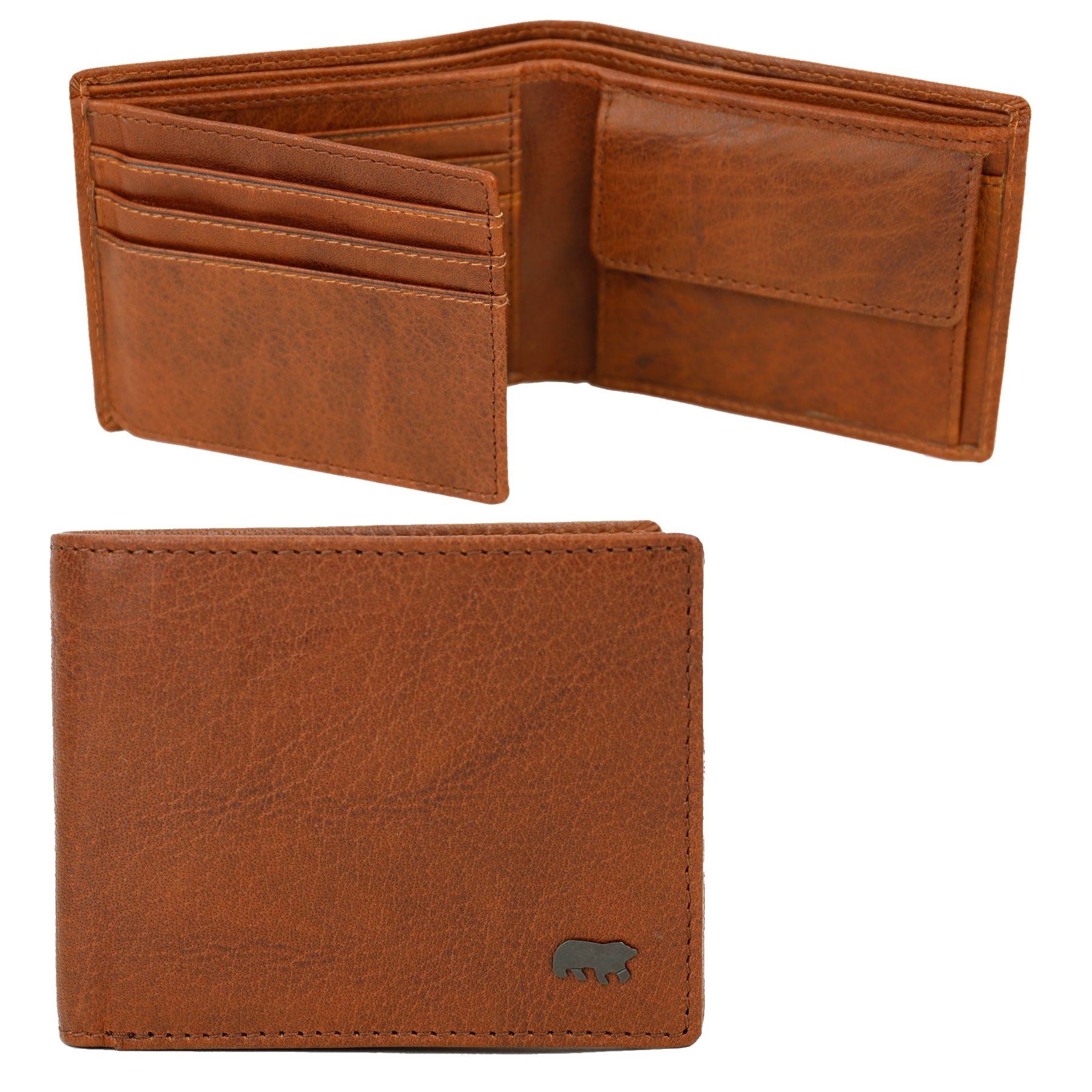 Brieftaschen 'Lucas' Andorra cognac