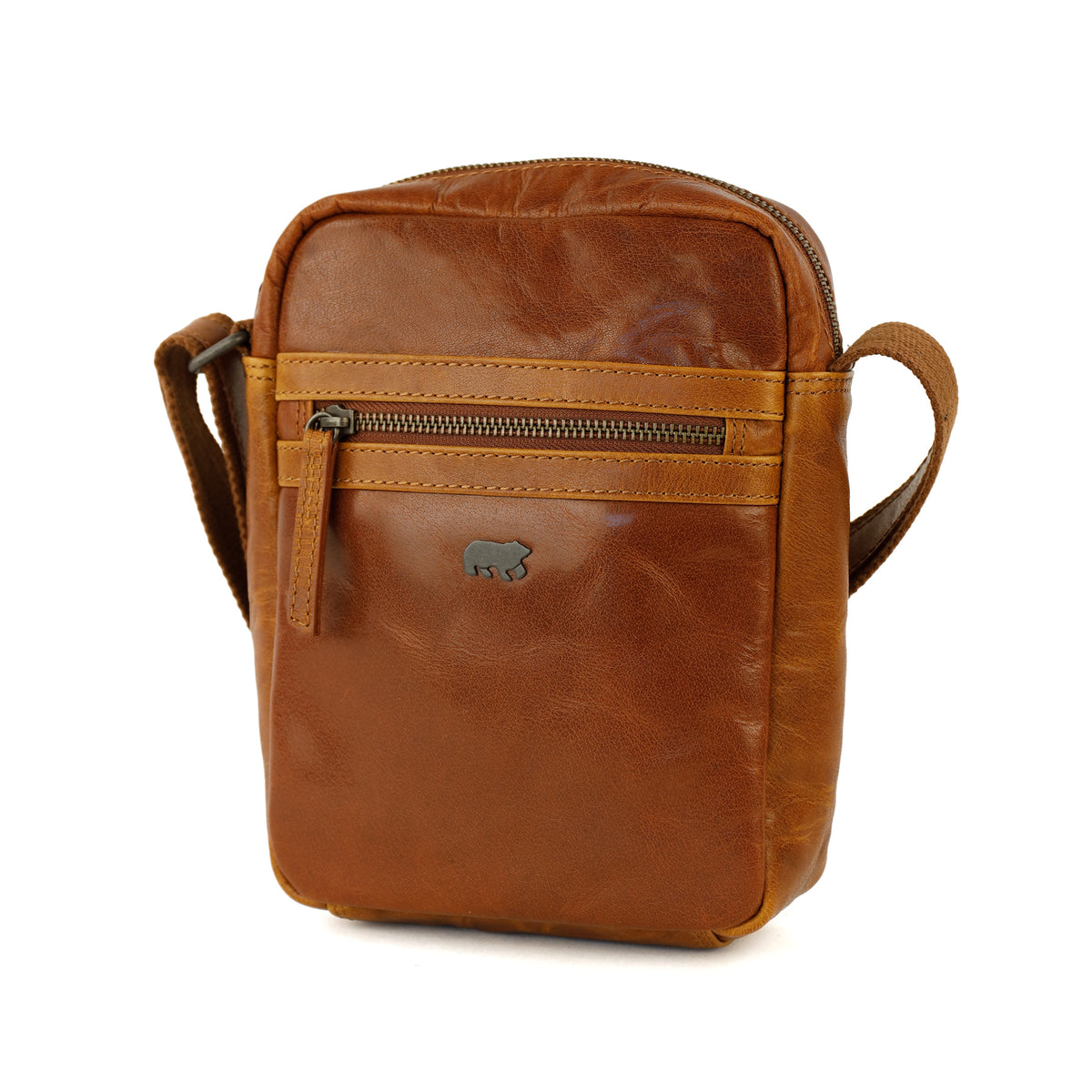 Umhängetasche 'Tobias' Cognac - AD 43104