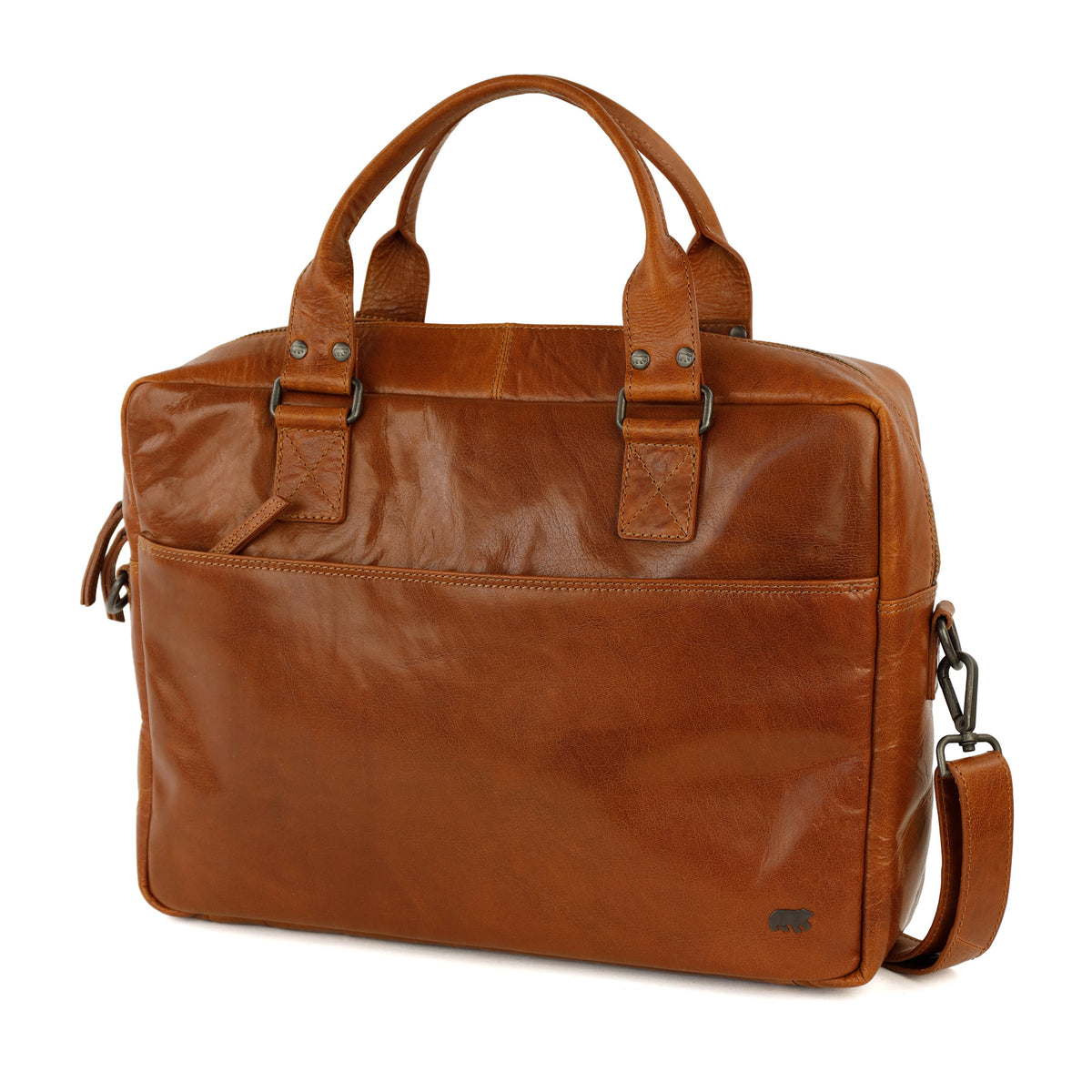 Laptoptas 15.6” 'River' Andorra cognac