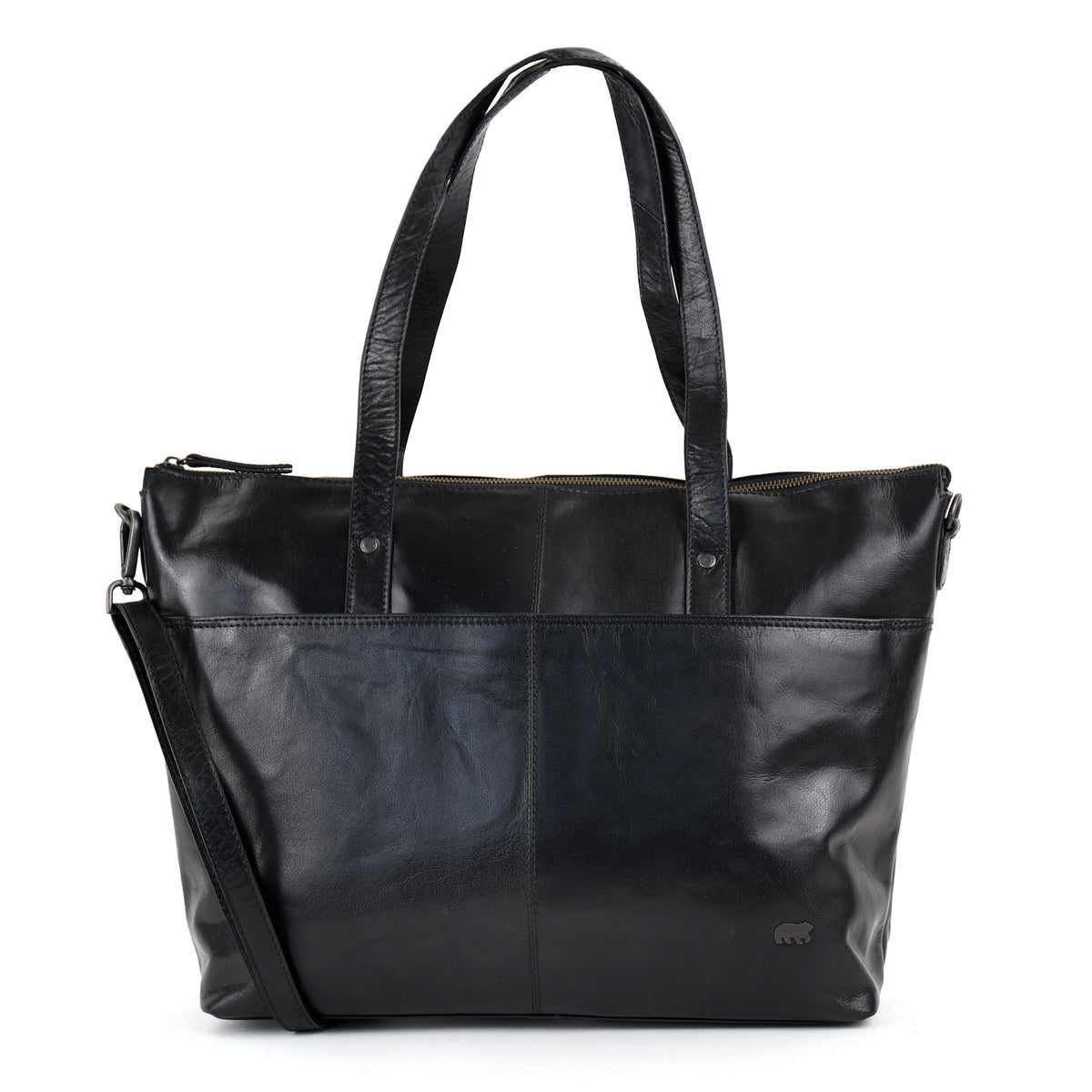 Laptoptas/shopper 15.6” 'Manouk' Andorra zwart