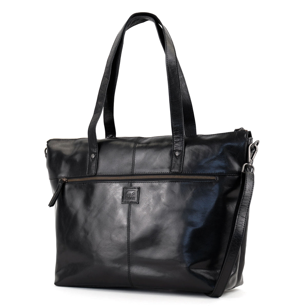 Laptoptas/shopper 15.6” 'Manouk' Andorra zwart