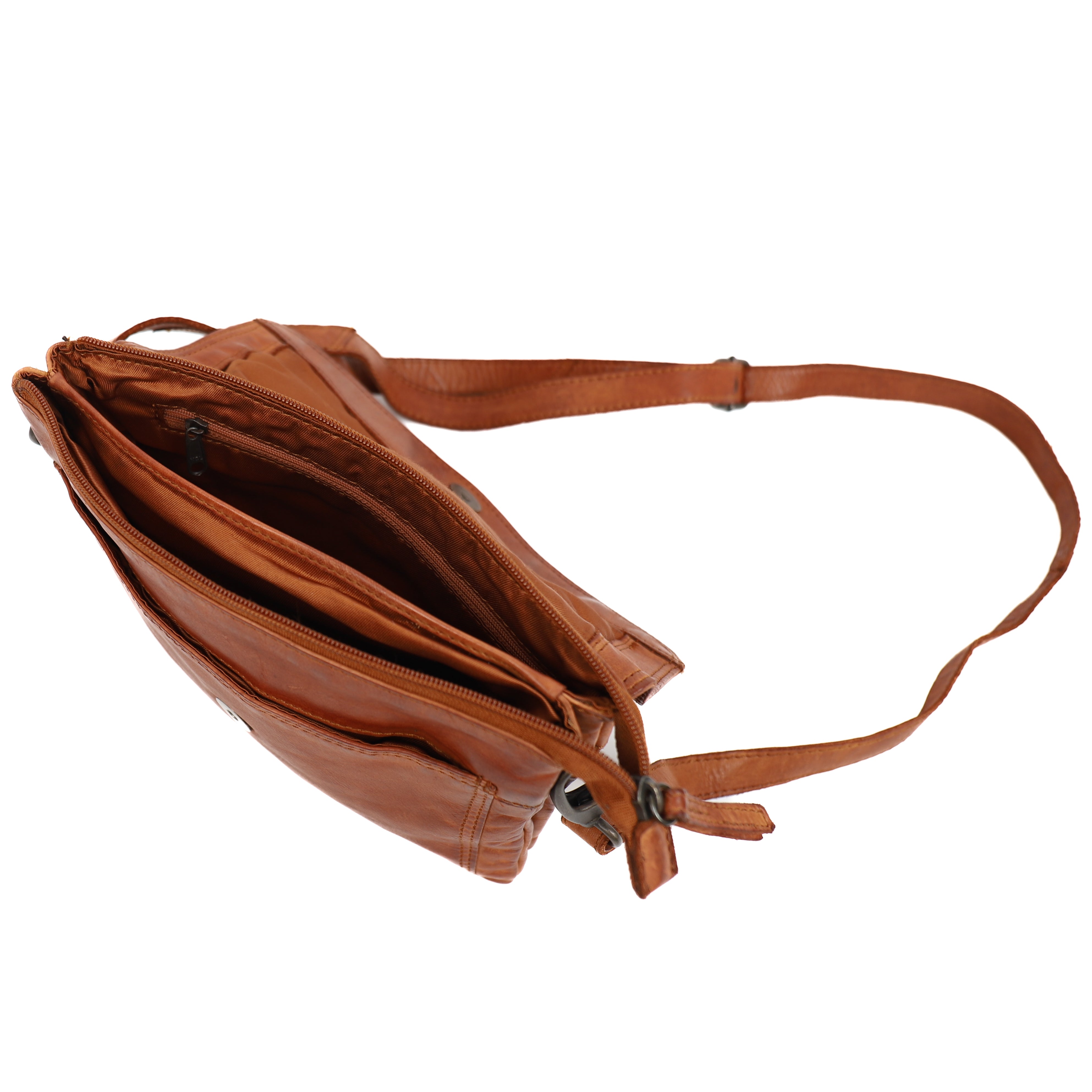 Umschlagtasche 'Femke' Cognac