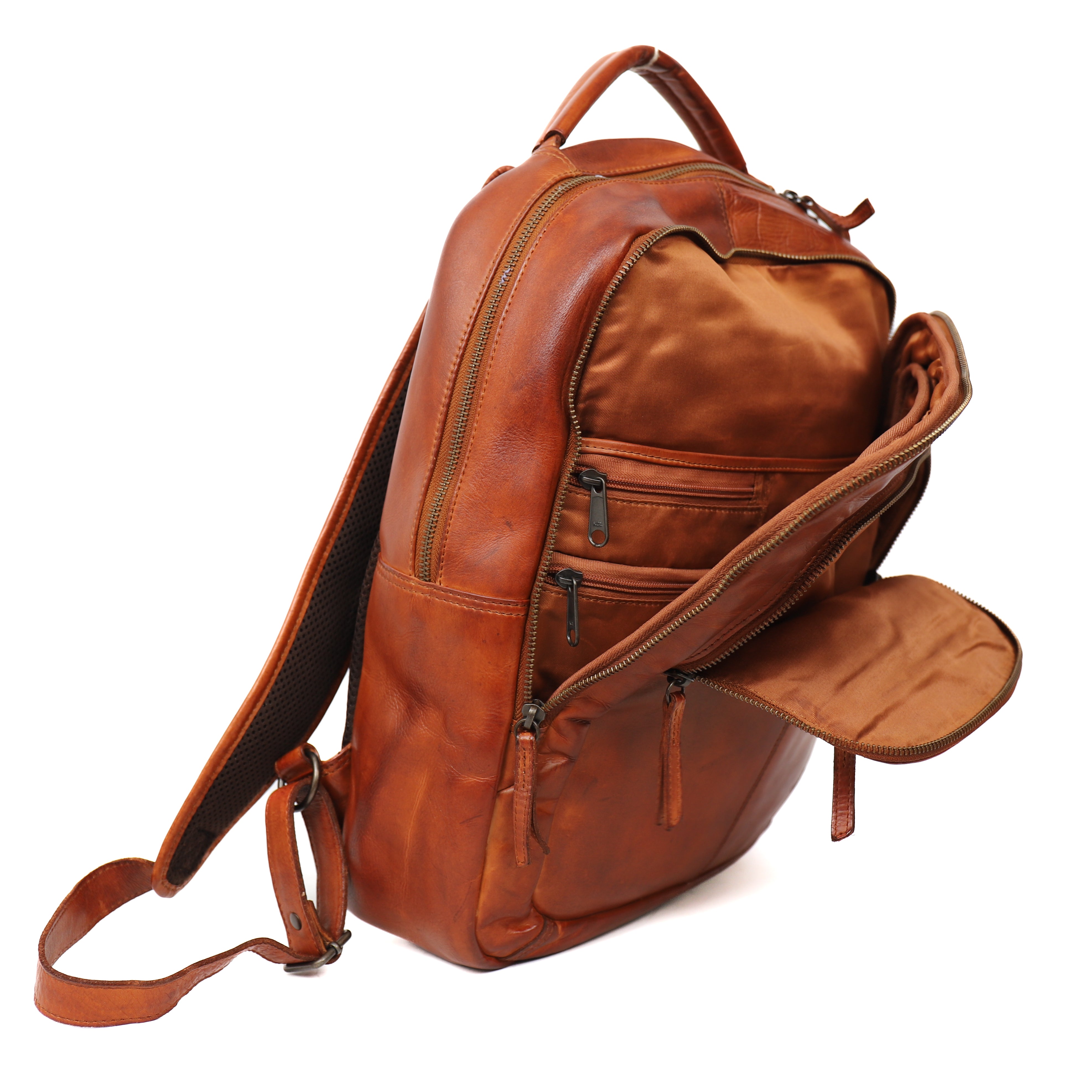 Rucksack 'Mace' Cognac