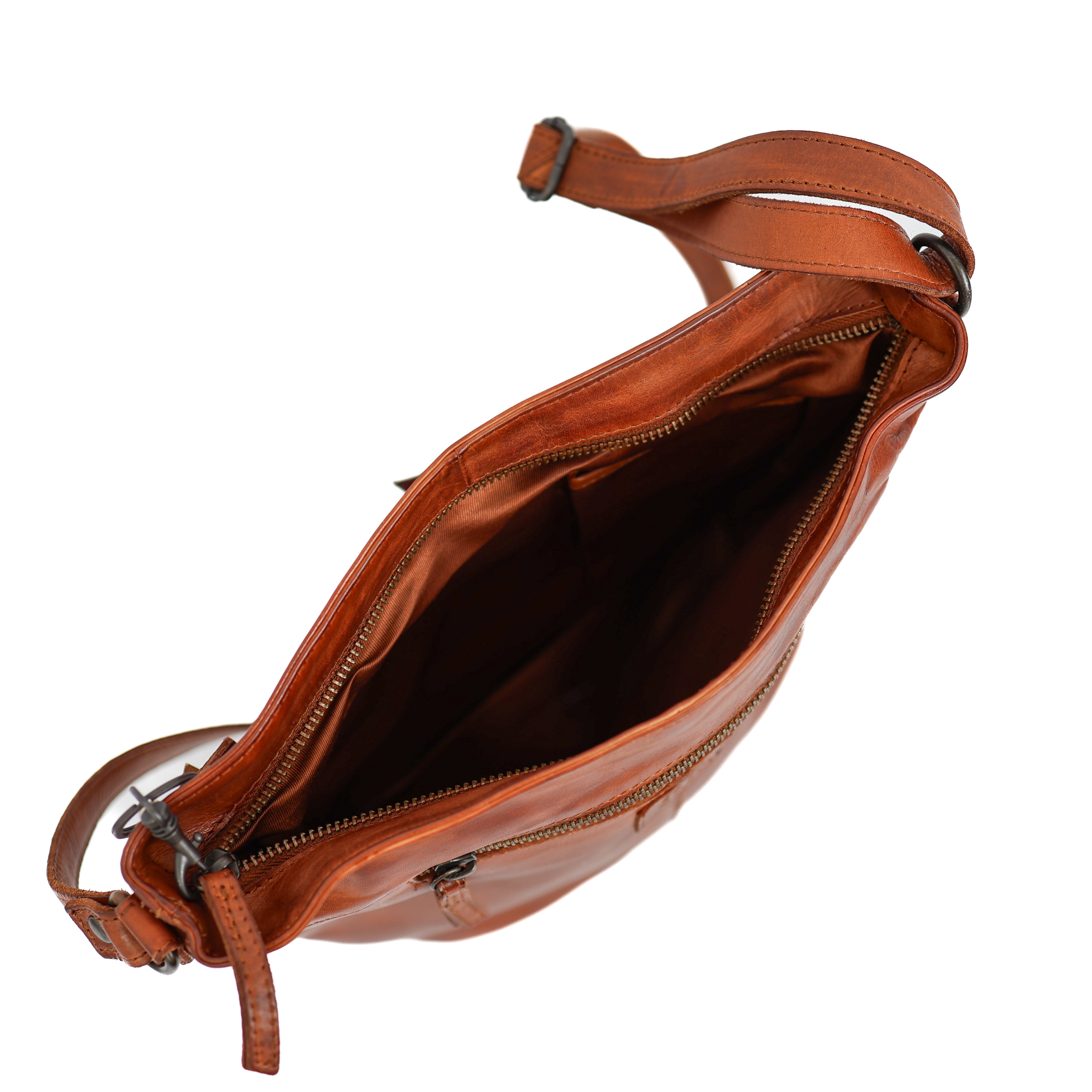 Umhängetasche 'Suze' Cognac
