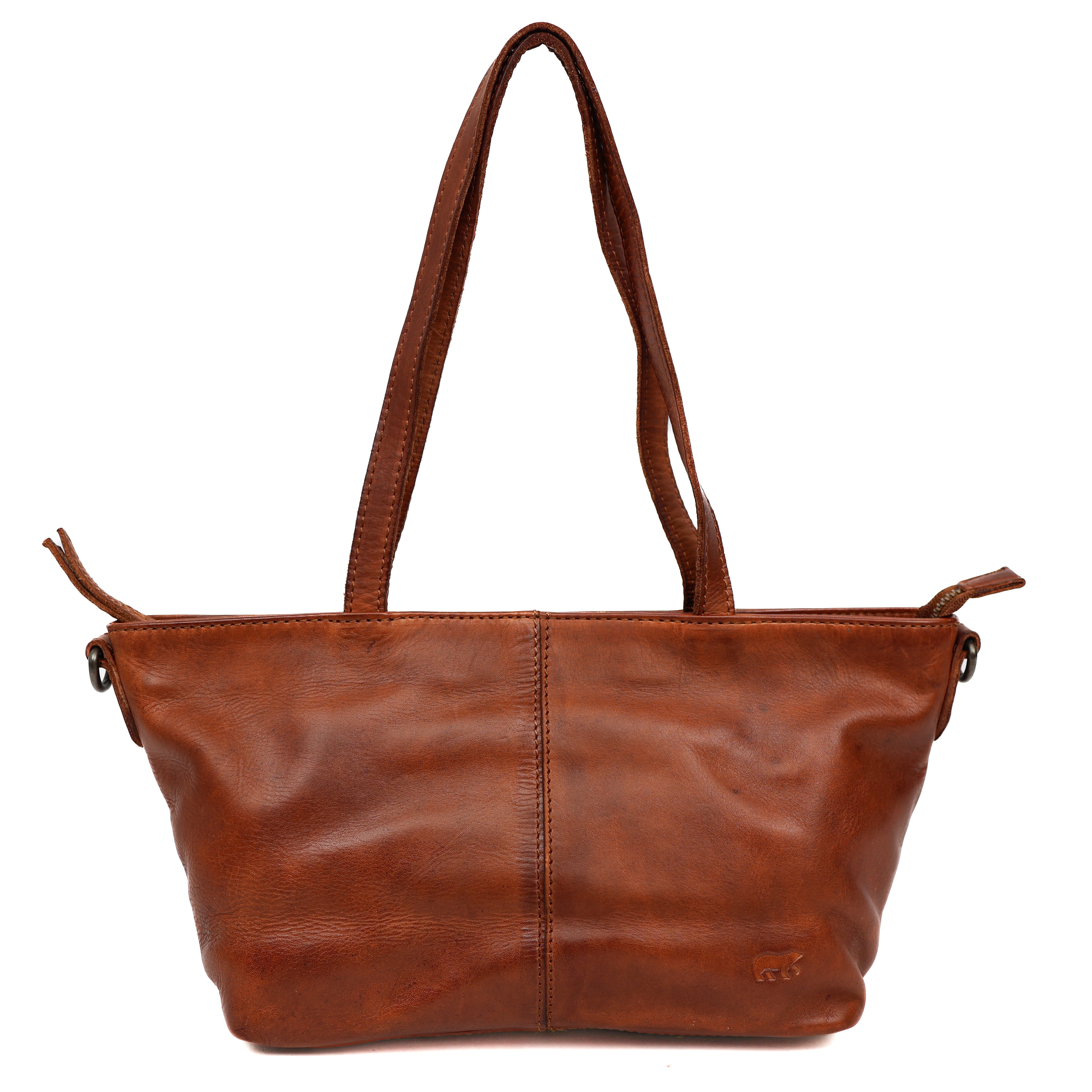 Kleine Handtasche/Umhängetasche 'Lola' Cognac