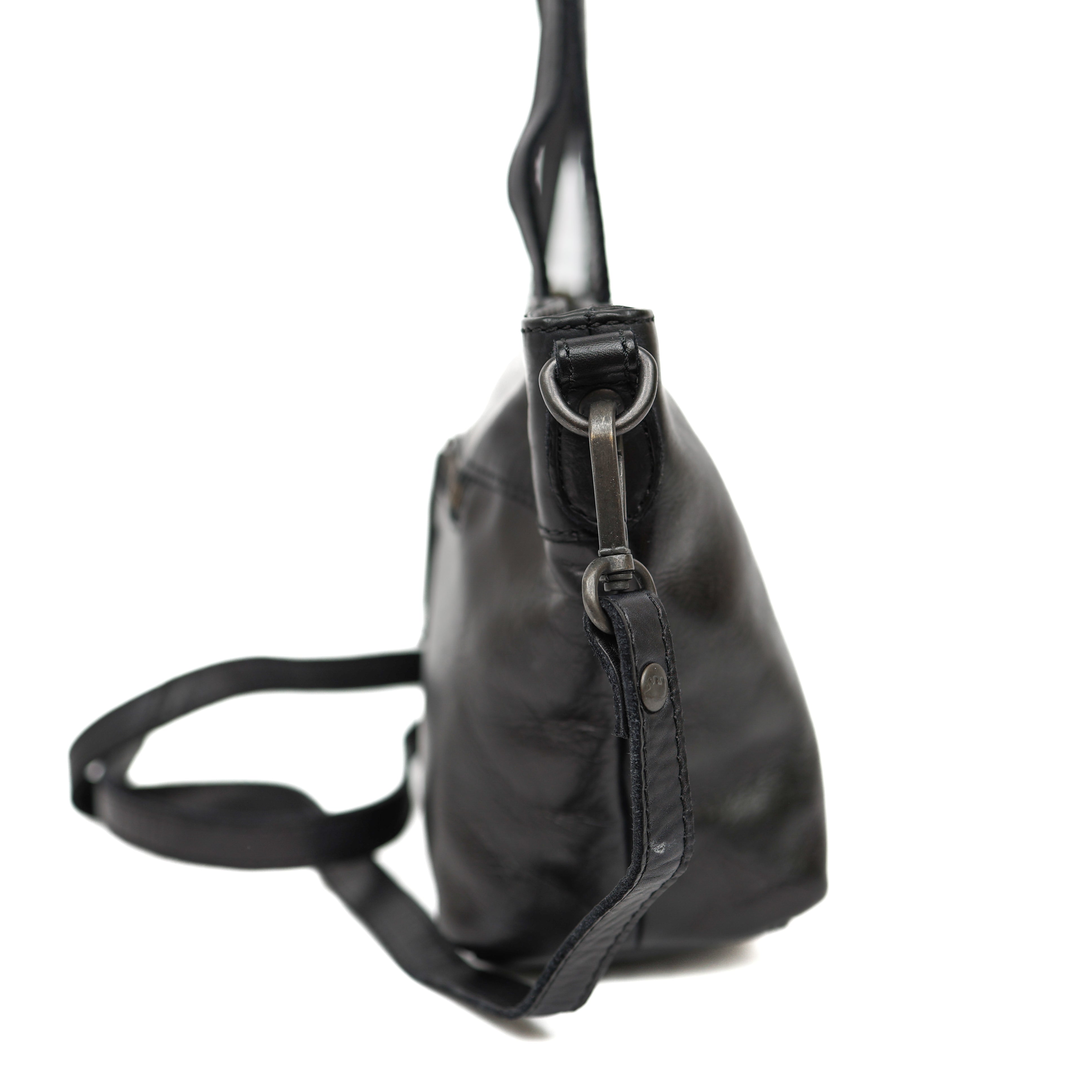 Kleine Handtasche/Umhängetasche 'Lola' Schwarz