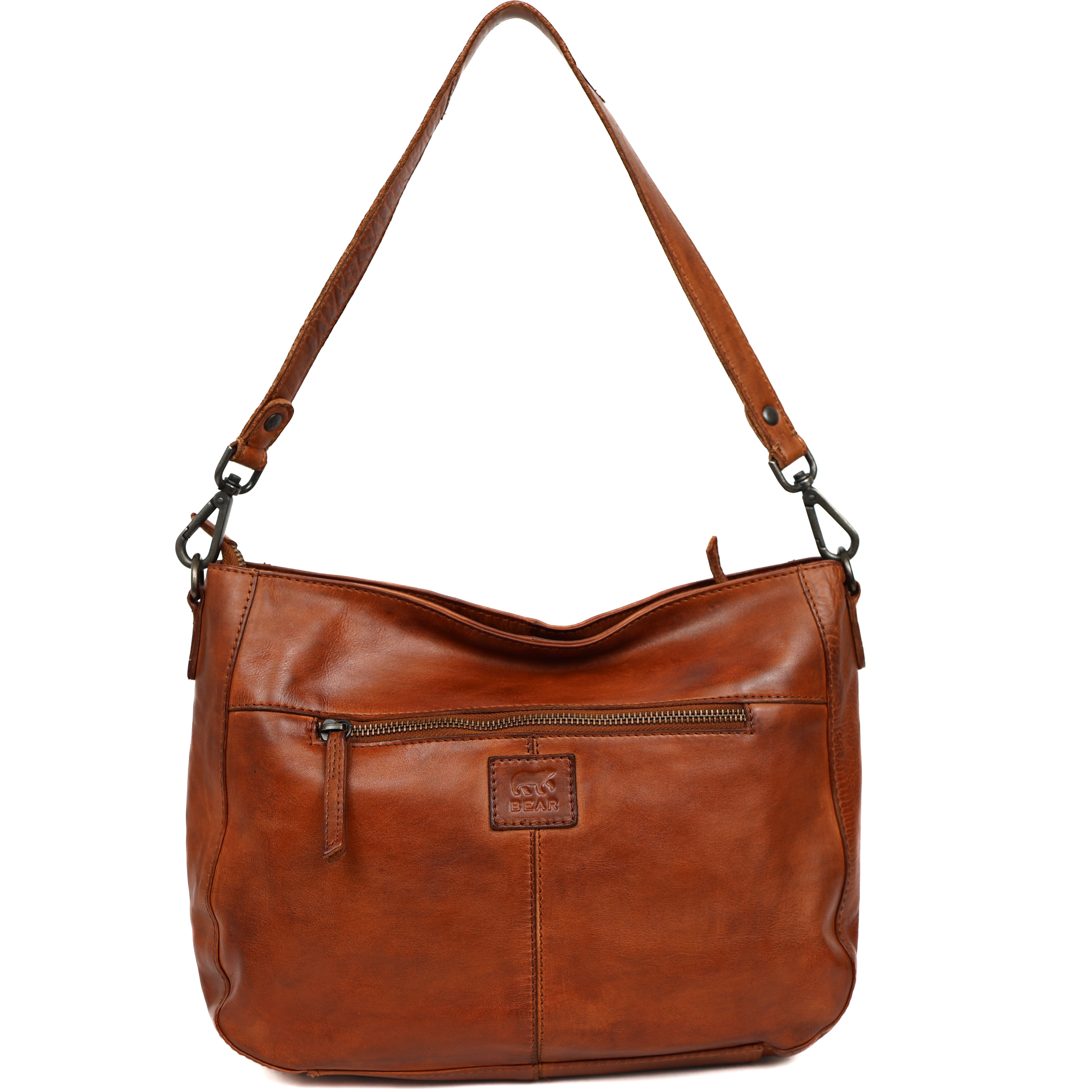 Hand-/Umhängetasche 'Jade' Cognac