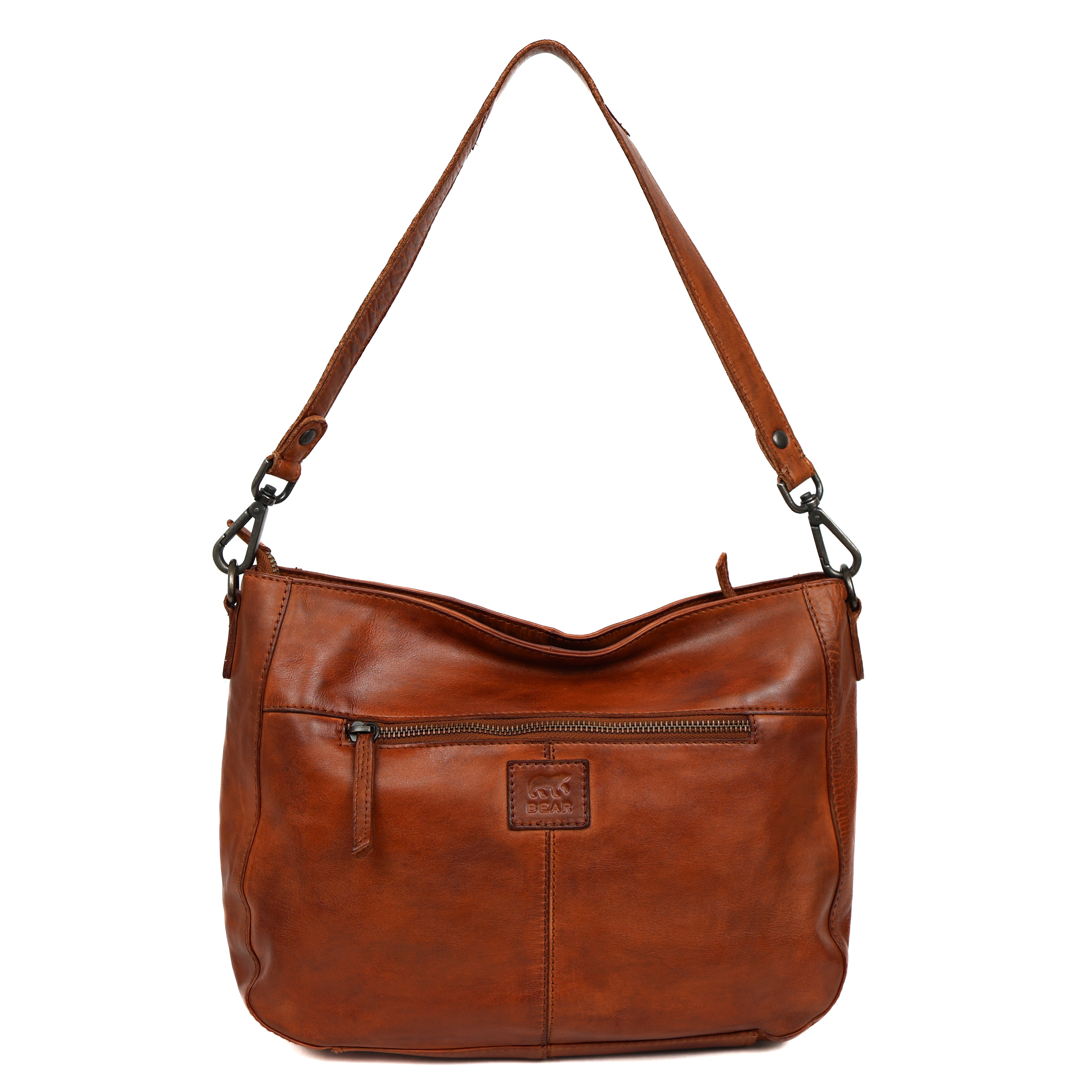 Hand-/Umhängetasche 'Jade' Cognac