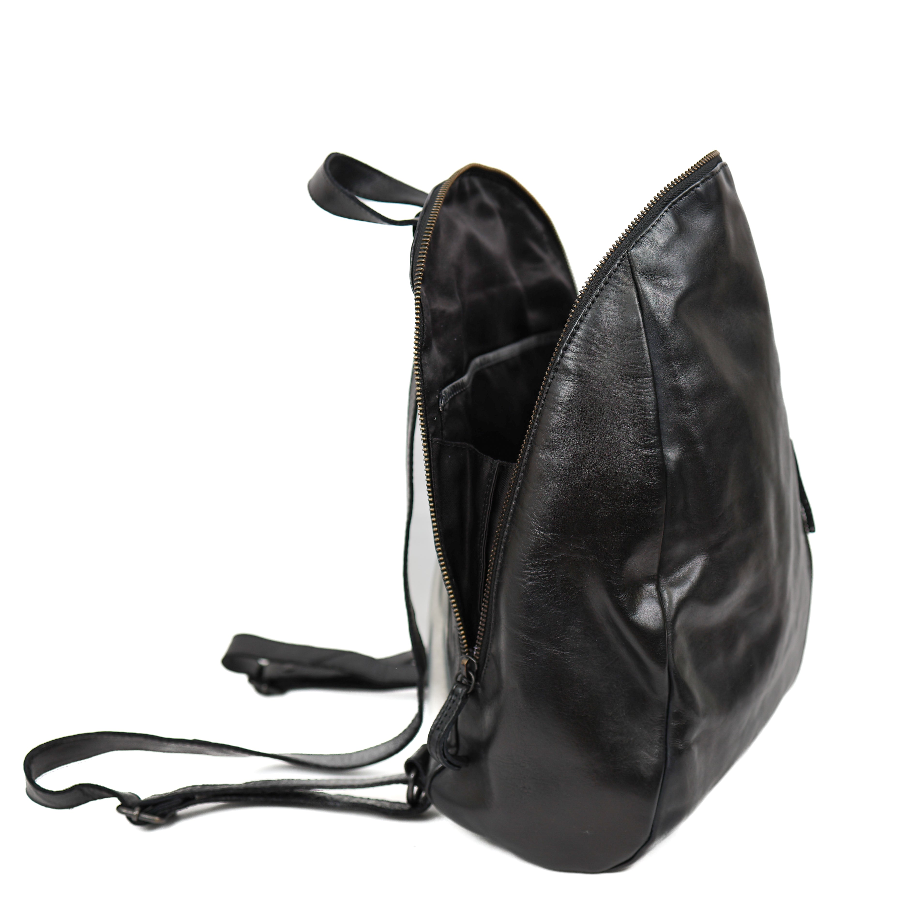 Mittlerer Rucksack 'Monika' schwarz