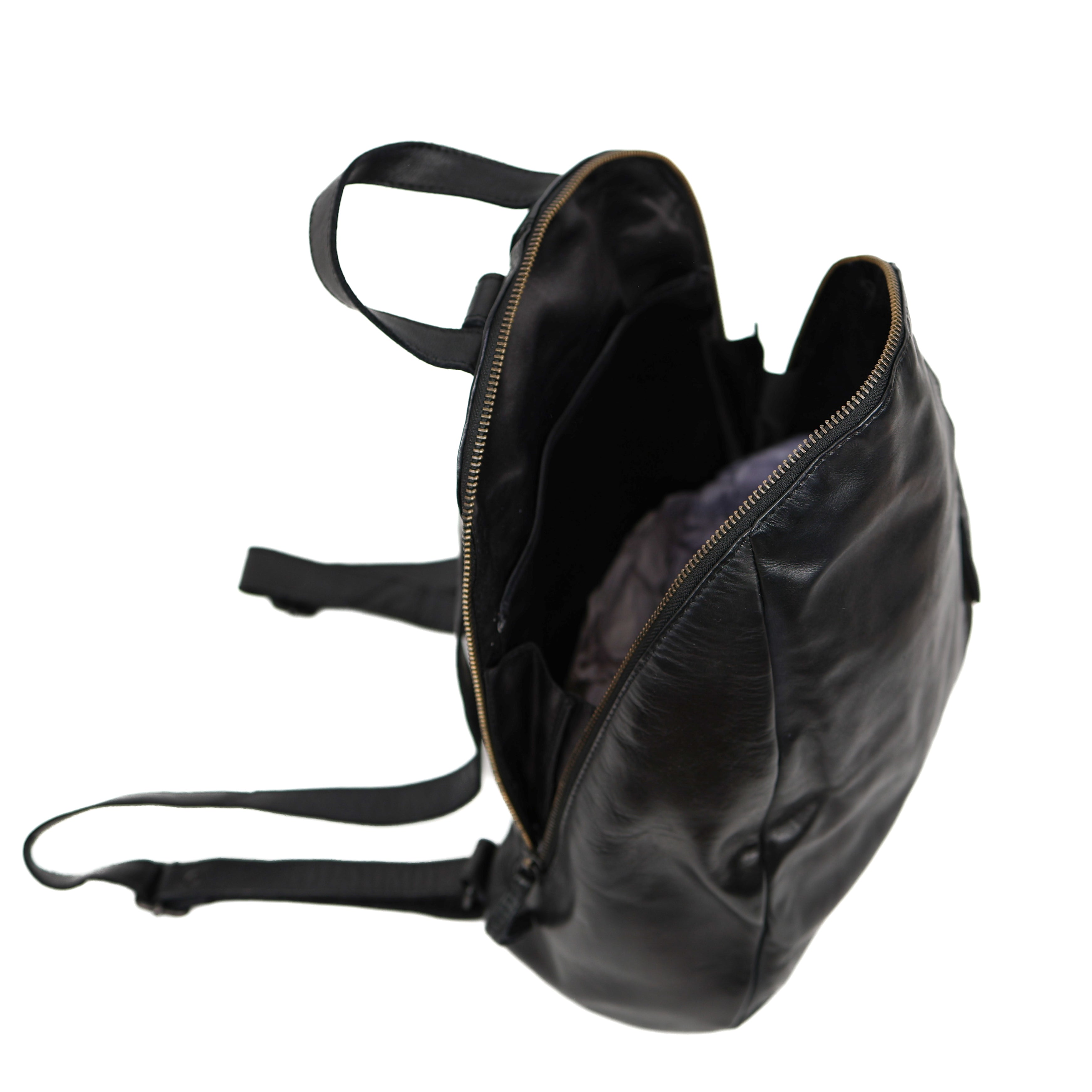 Mittlerer Rucksack 'Monika' schwarz