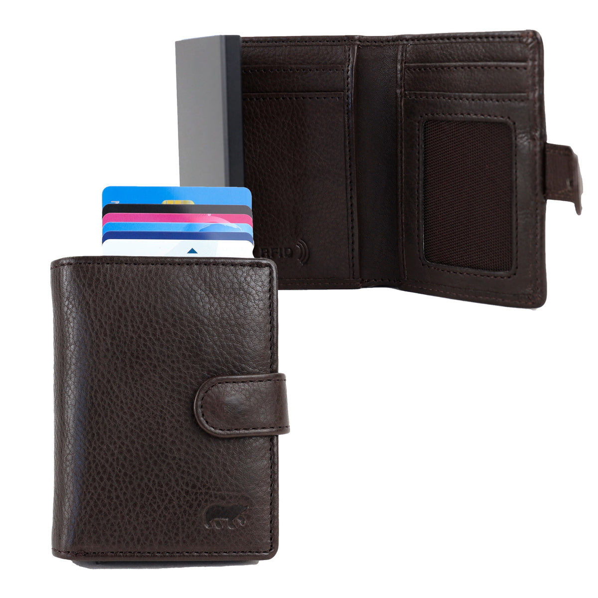 RFID-Kartenhalter 'Bobby' Chocolate