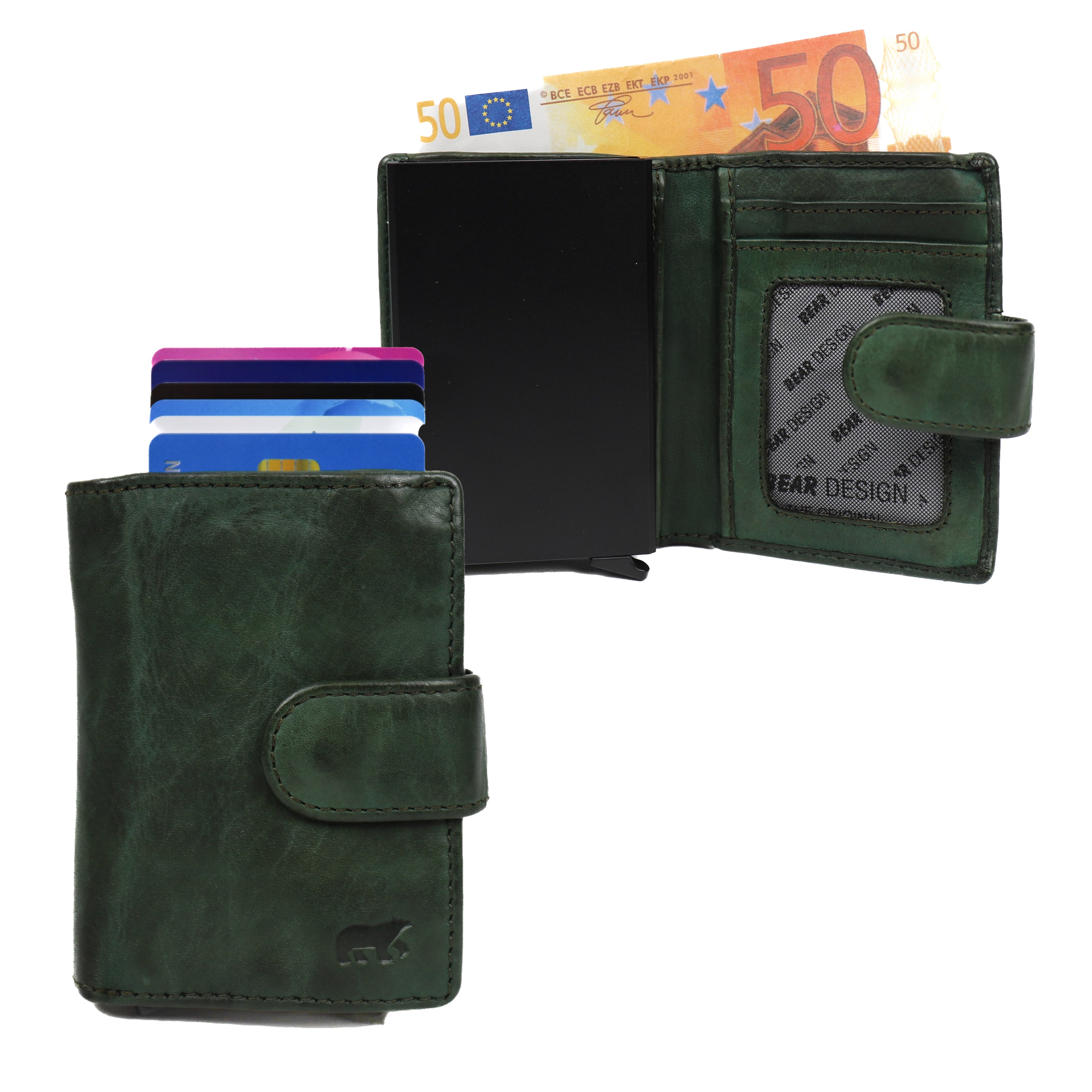 Kartenhalter 'Bobby' grün - CL 15689