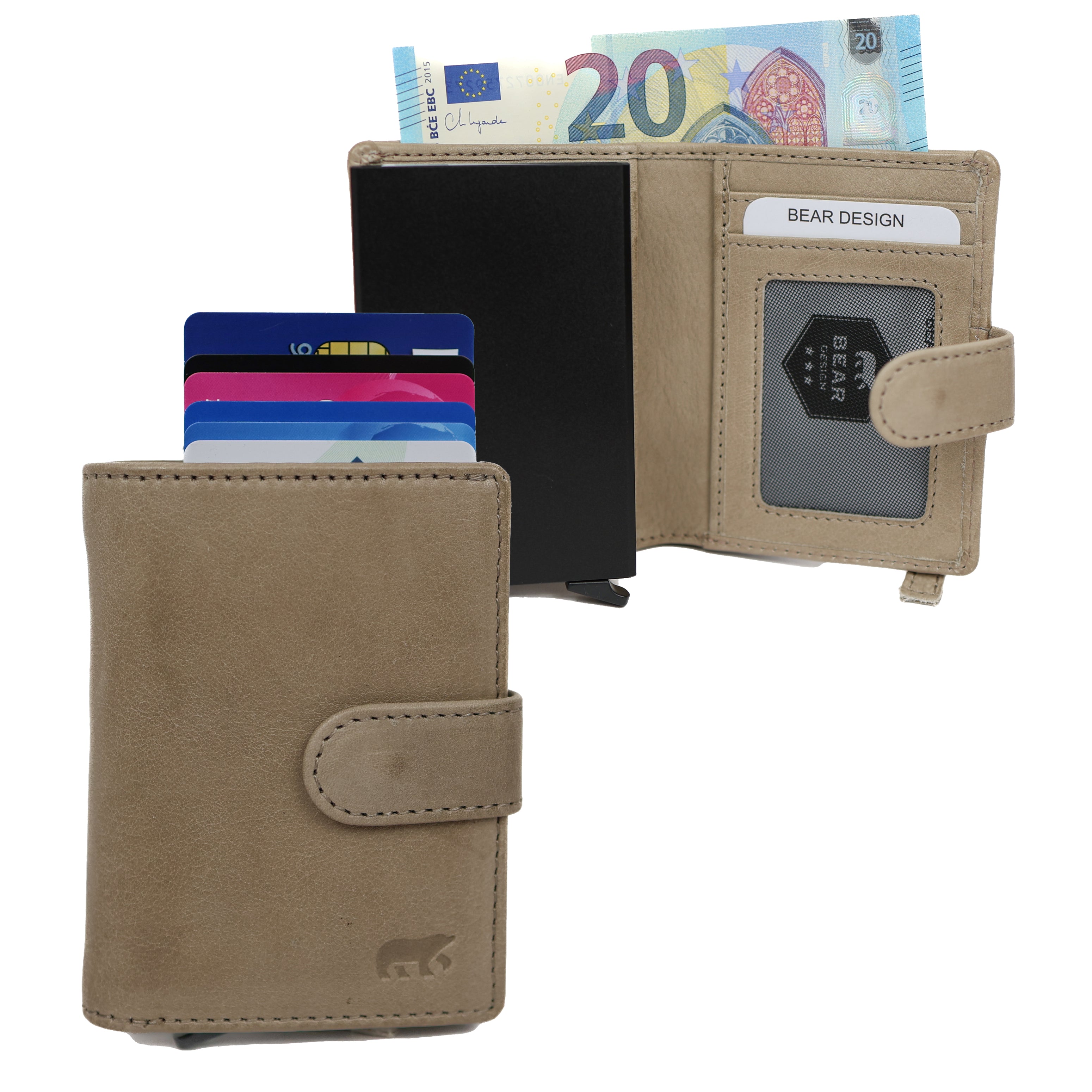 RFID-Kartenhalter 'Bobby' Silver Mink