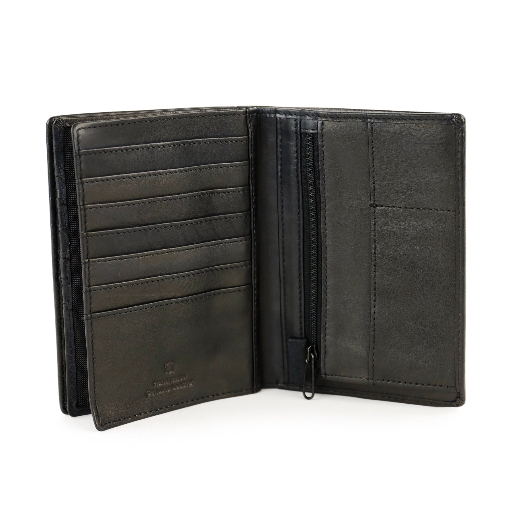 Autopapieren/pasjesmap 'Nikos' zwart