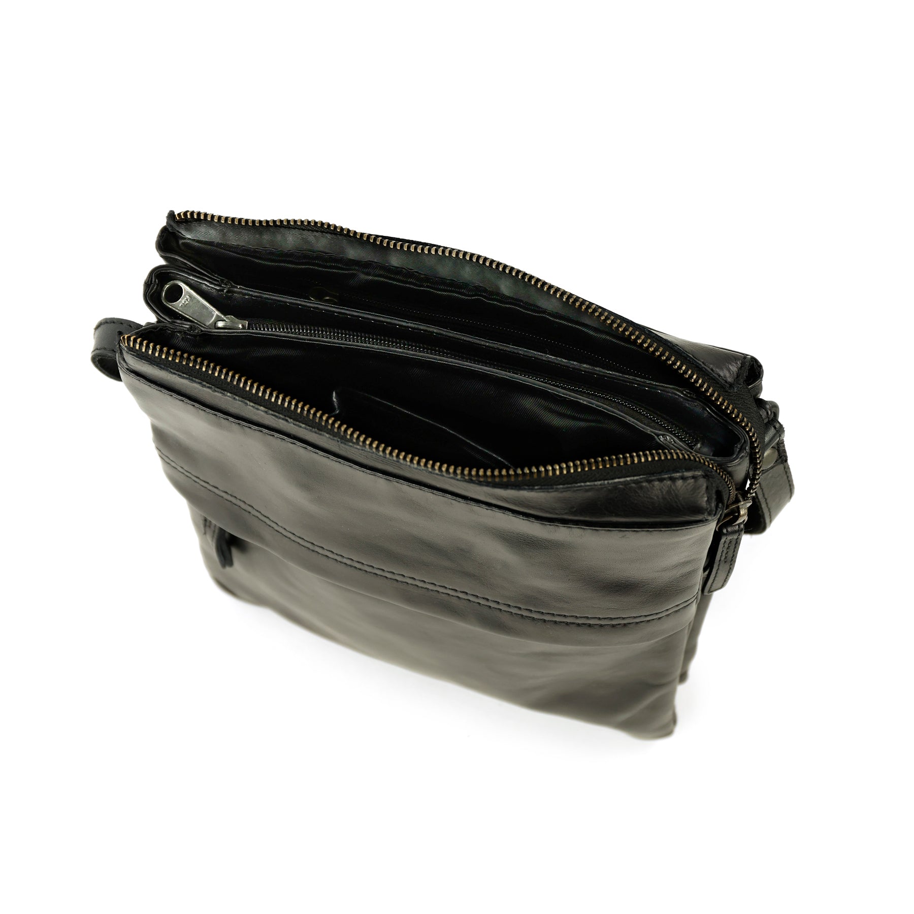 Mittlere Schultertasche „Joyce“, schwarz