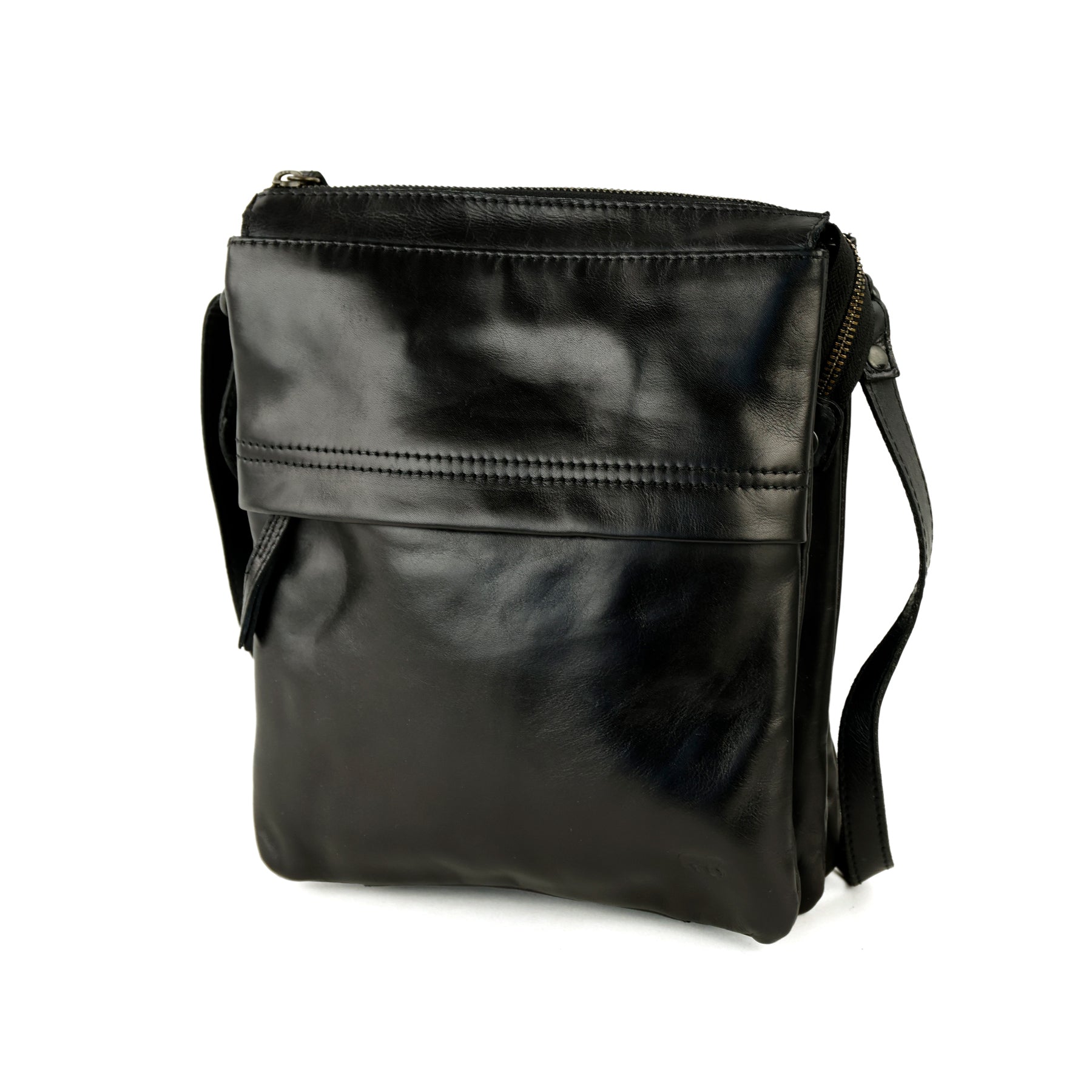 Mittlere Schultertasche „Joyce“, schwarz