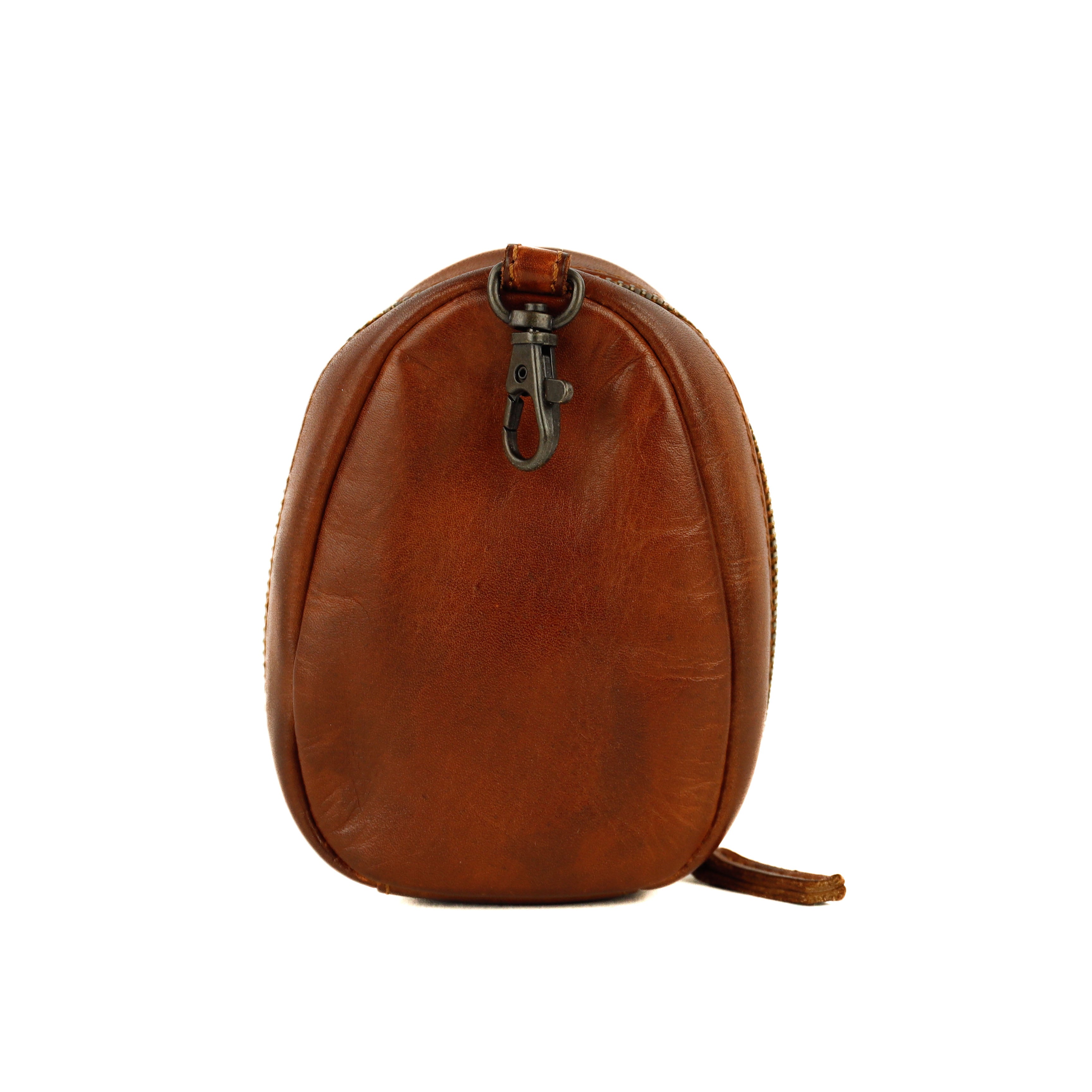 Bag Charm/Etui 'Fieke' Cognac