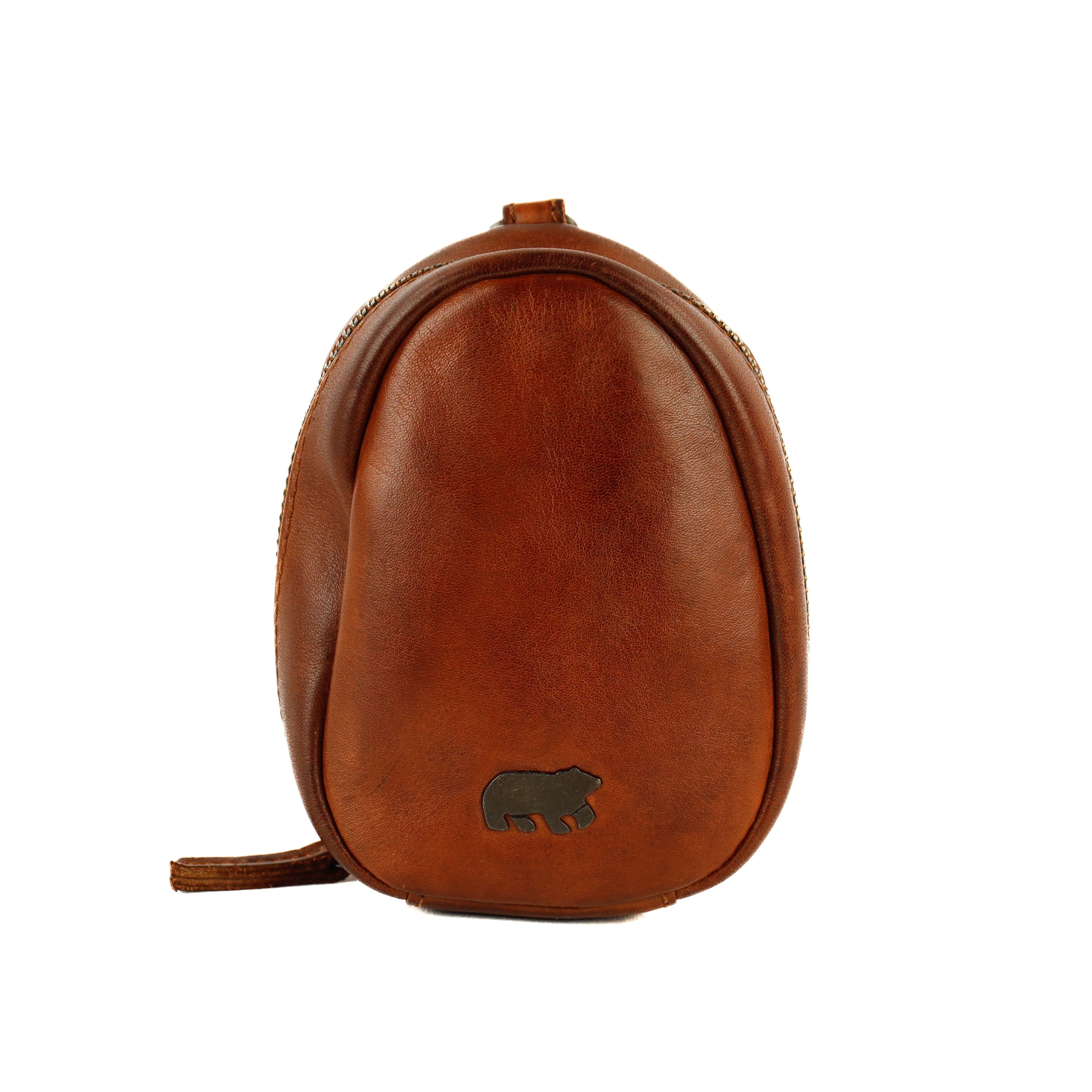 Bag Charm/Etui 'Fieke' Cognac