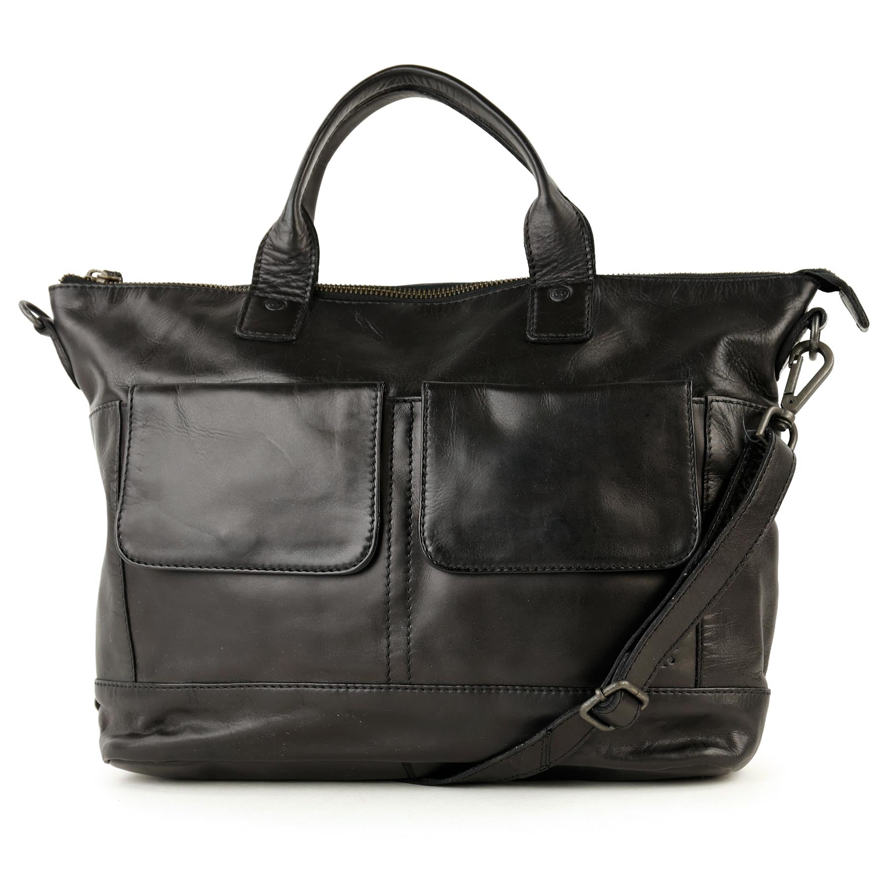 Hand-/Schultertasche 'Elin' schwarz