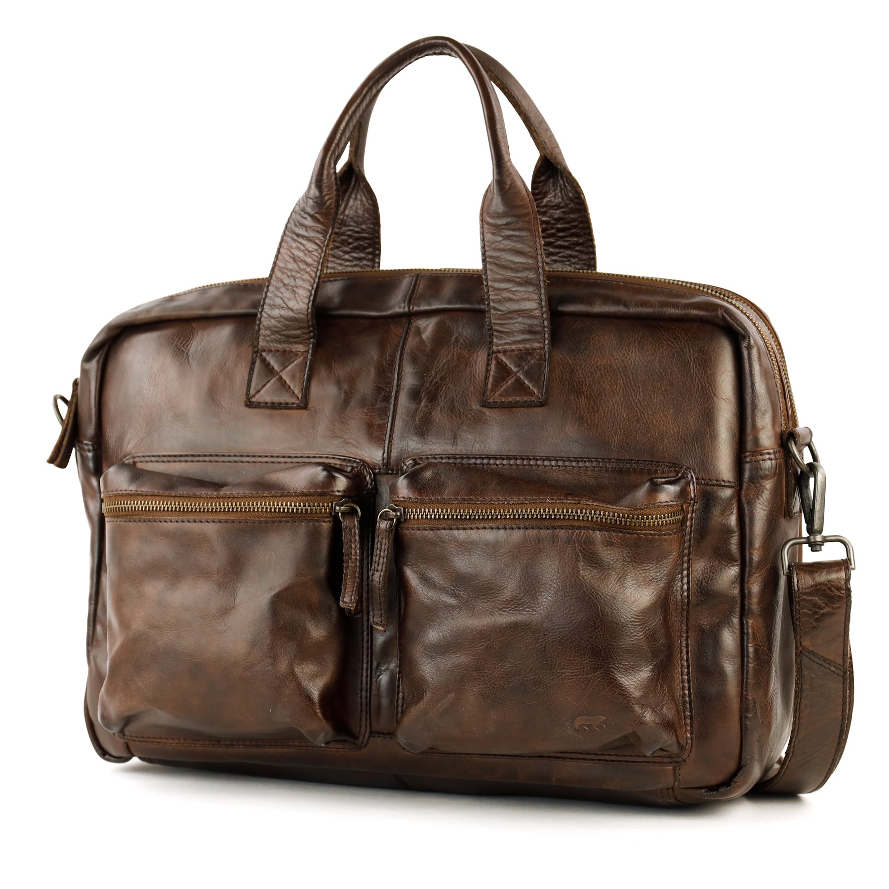Weekender/Laptoptasche 15.6" 'Lou' Dunkelbraun