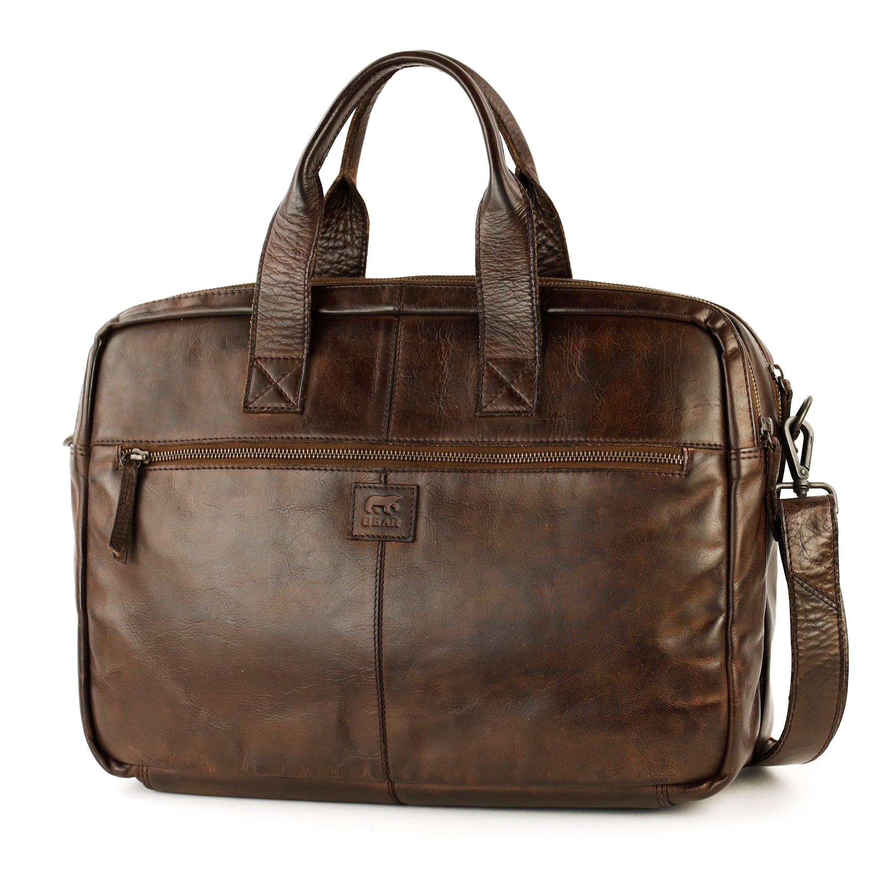 Weekender/Laptoptasche 15.6" 'Lou' Dunkelbraun