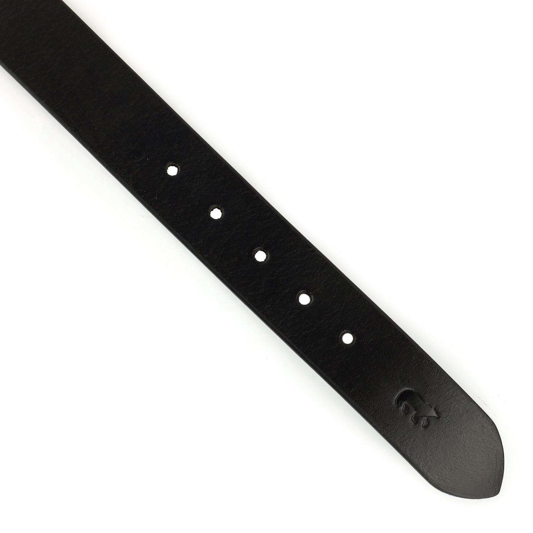 Breiter Ledergürtel 'Julian' schwarz 3,5 cm