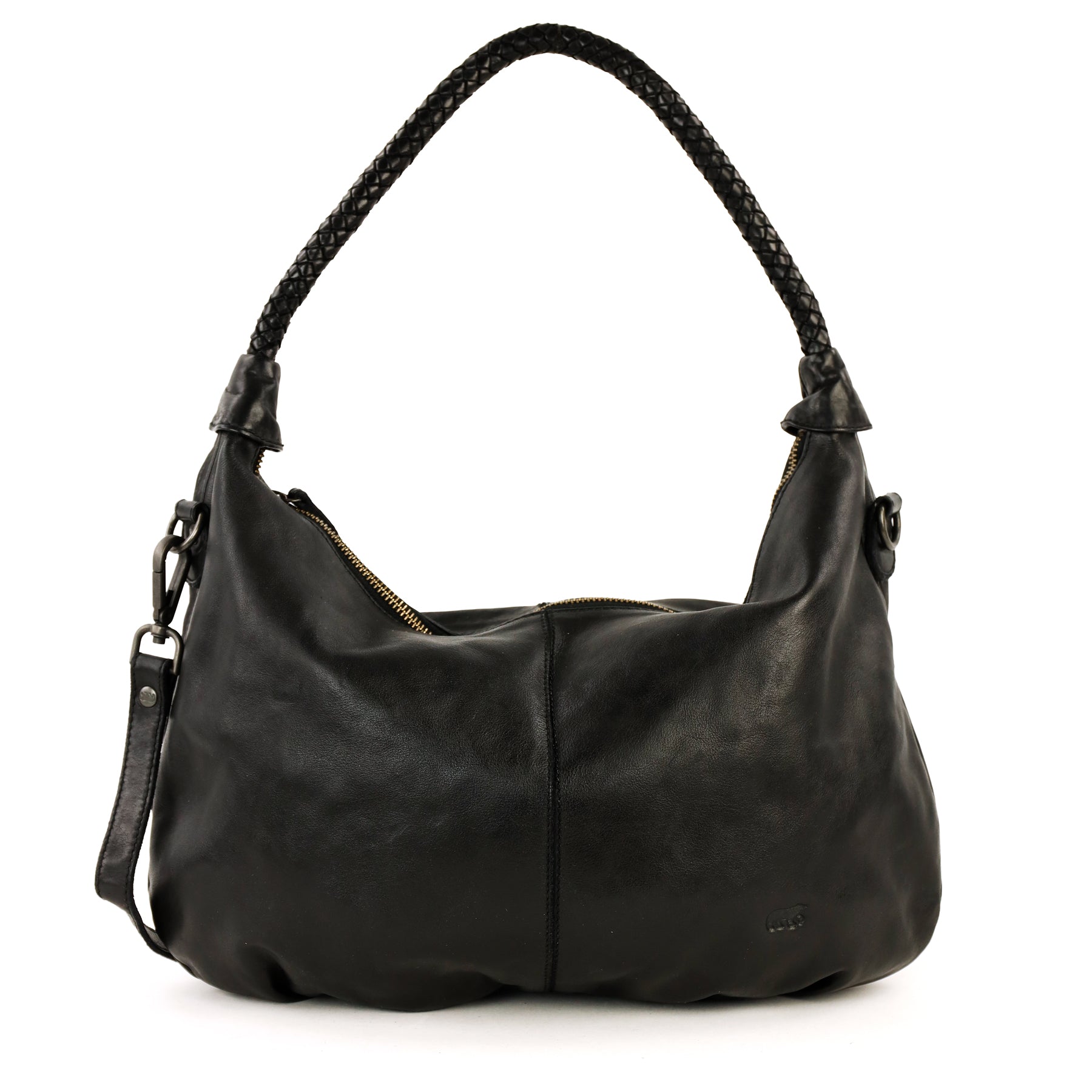 Umhänge-/Beuteltasche 'Mia' Schwarz