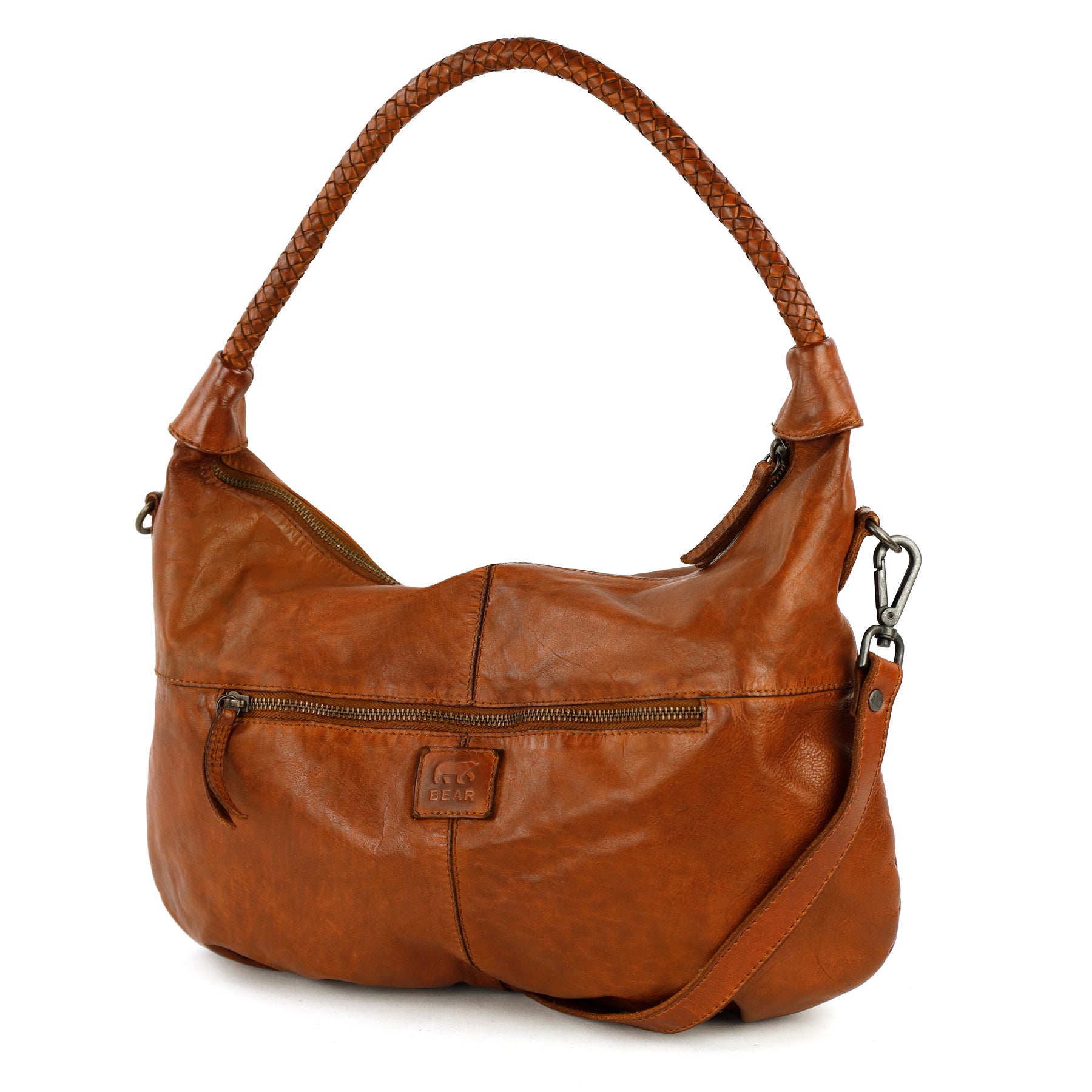 Umhänge-/Beuteltasche 'Mia' Cognac