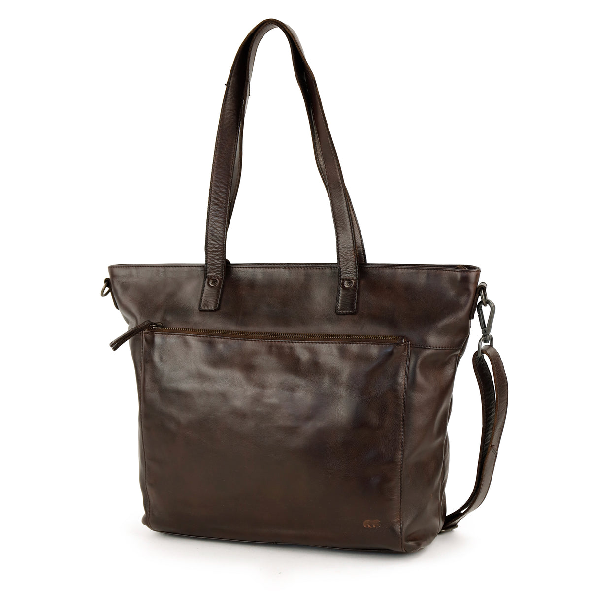 Laptoptasche/Shopper 'Emilia' dunkel braun 