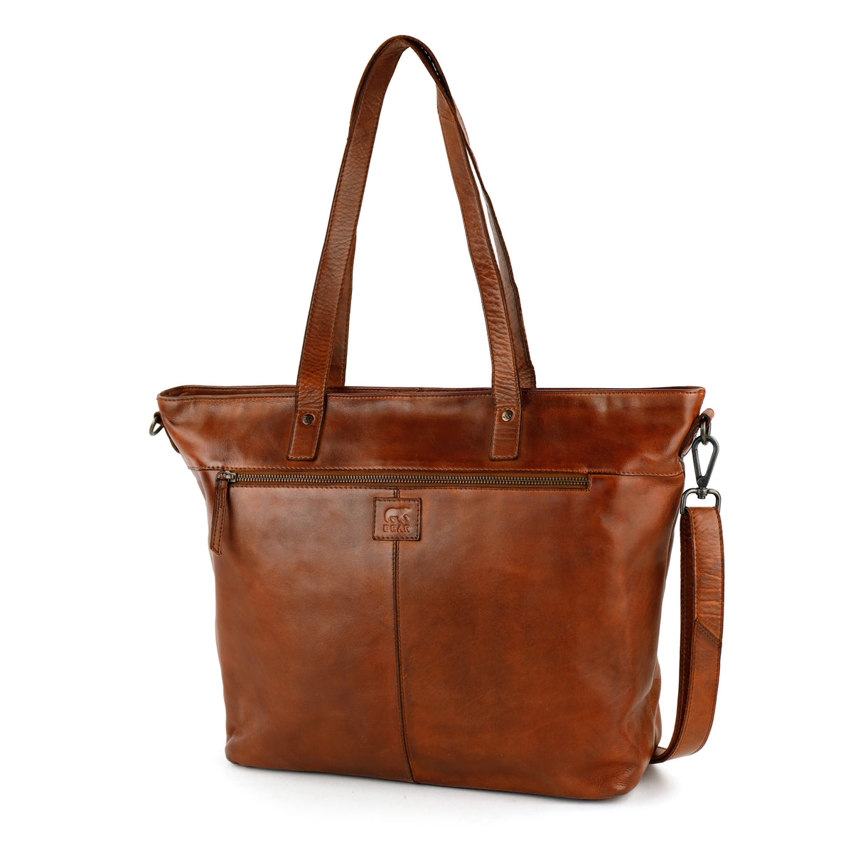 Laptoptasche/Shopper 'Emilia' cognac