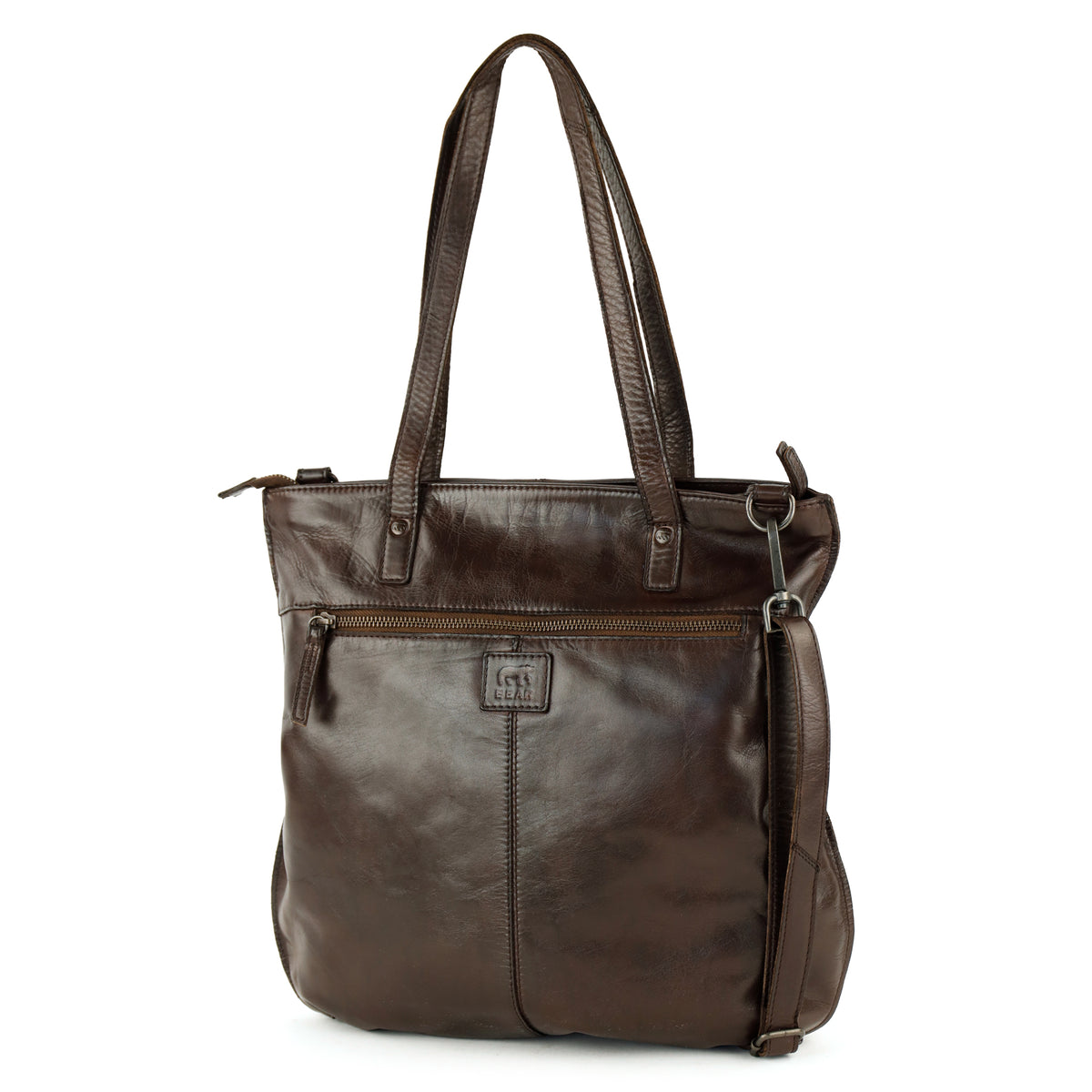 Shopper/Umhängetasche „Celeste“ dunkelbraun