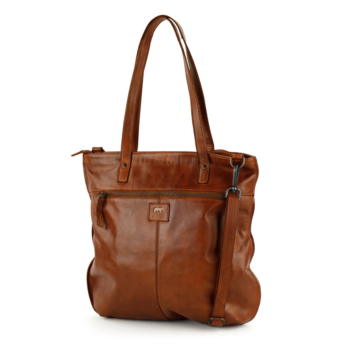Shopper/Umhängetasche „Celeste“ dunkelbraun