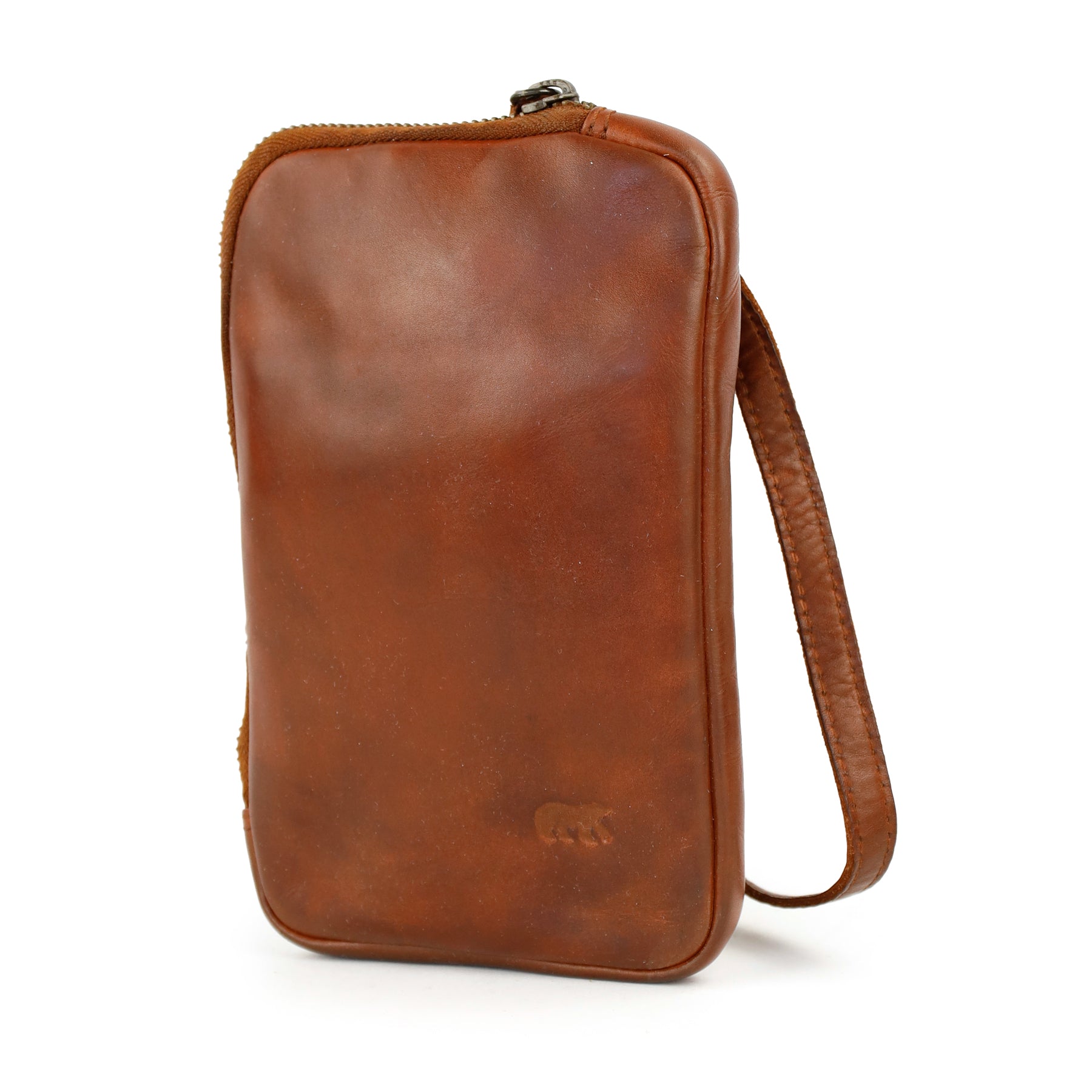 Handy-/Umhängetasche 'Camille' Cognac