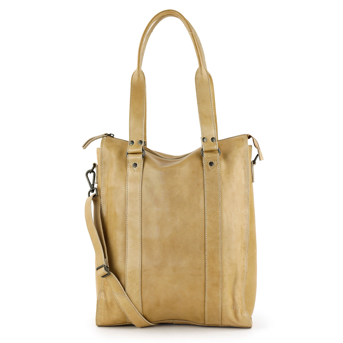 Hand-/Schultertasche mit Laptopfach – „Freya“ Beige