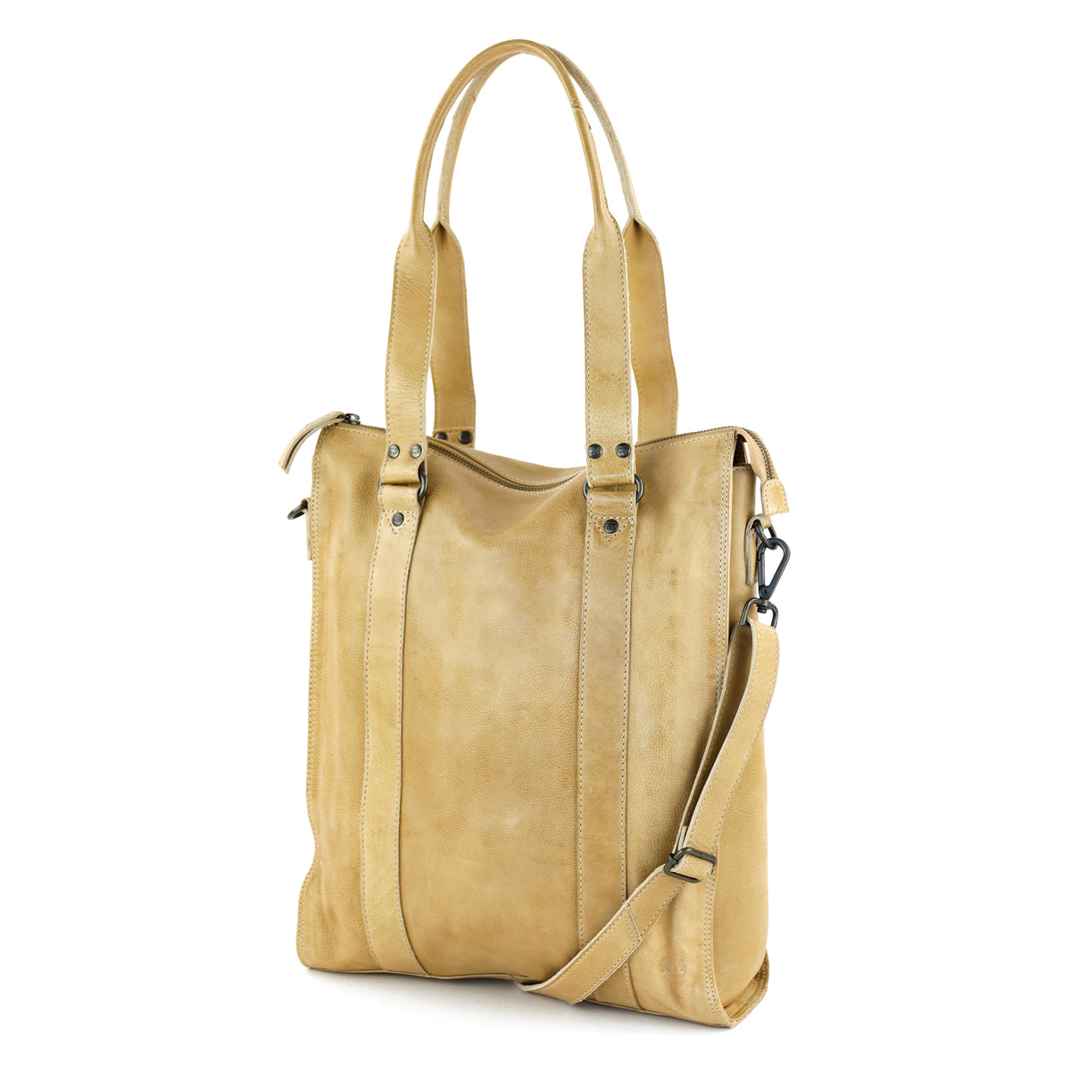 Hand-/Schultertasche mit Laptopfach – „Freya“ Beige