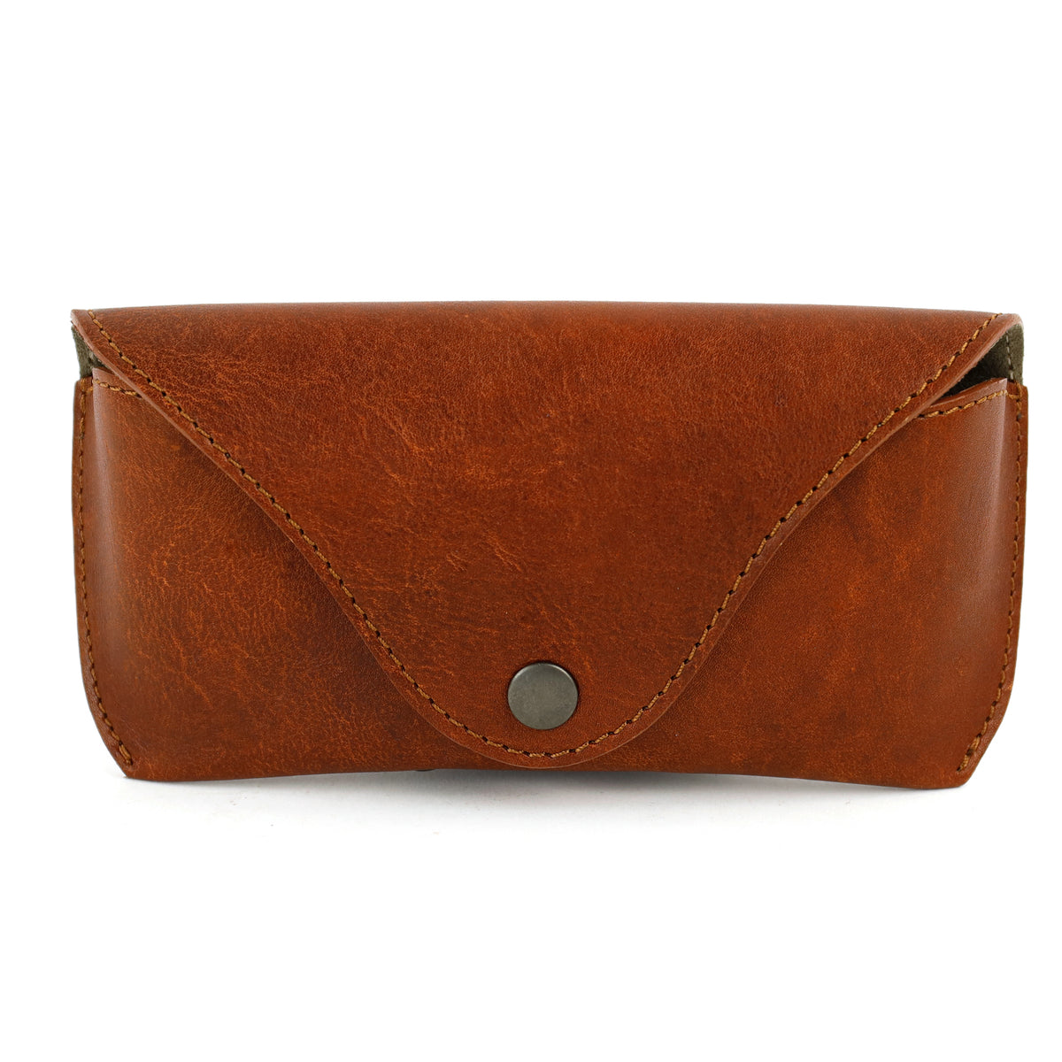 **Luxus-Brillenetui „Nikki“ – Cognac**