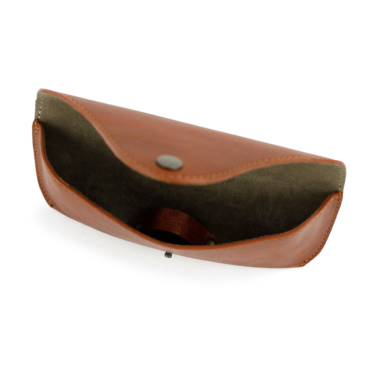**Luxus-Brillenetui „Nikki“ – Cognac**
