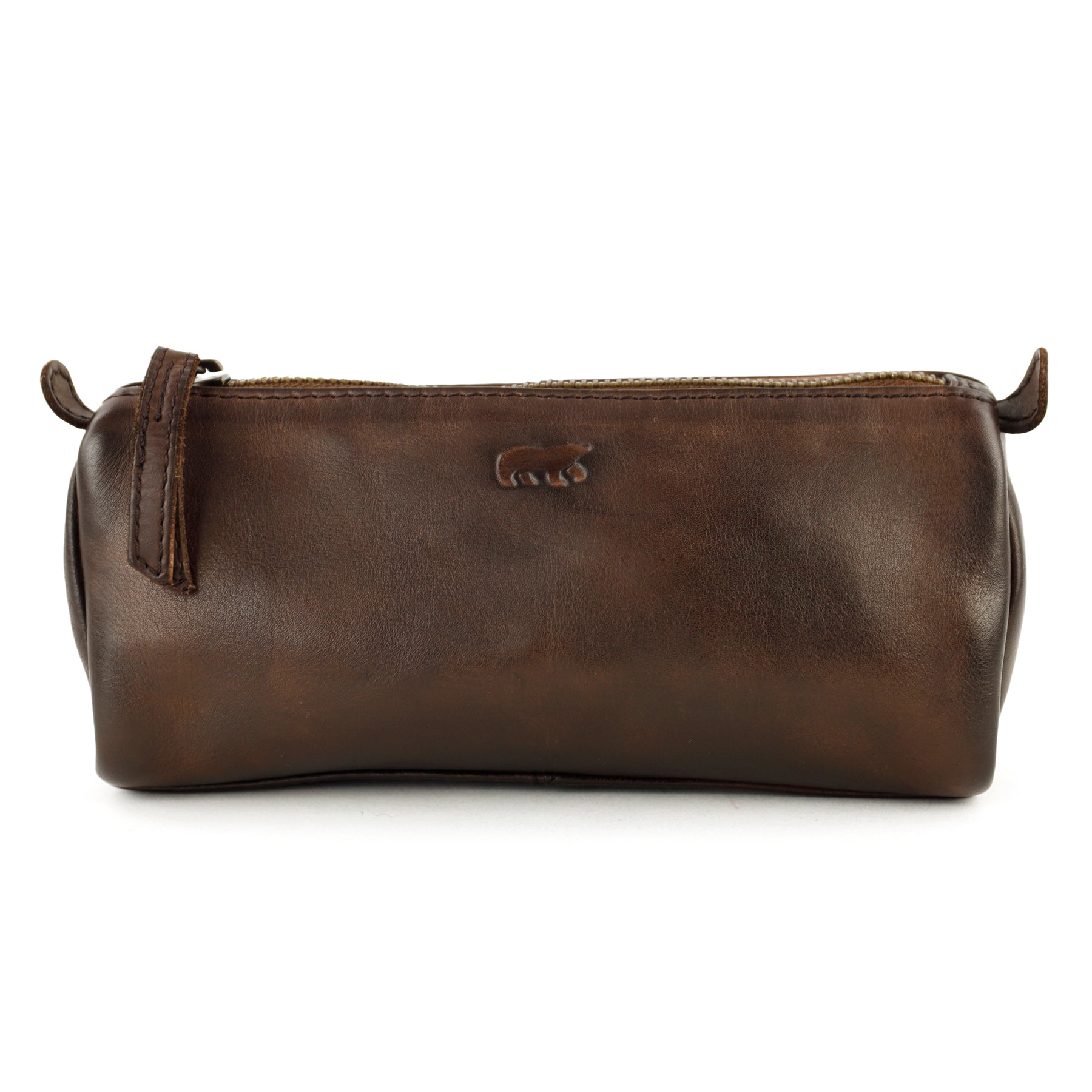 Pennenetui 'Tito' XL donkerbruin