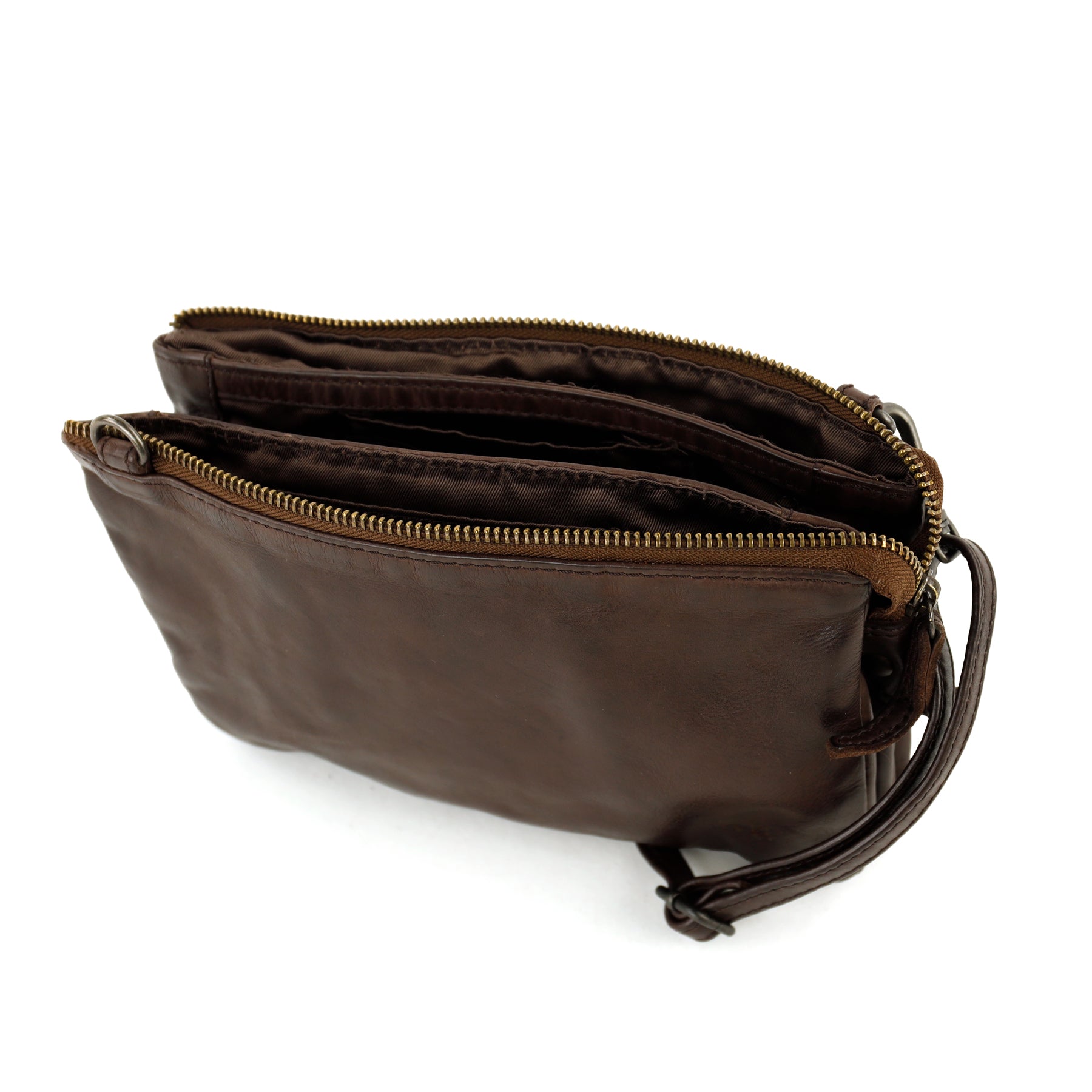 Portemonnaie Tasche 'Uma' Dunkelbraun